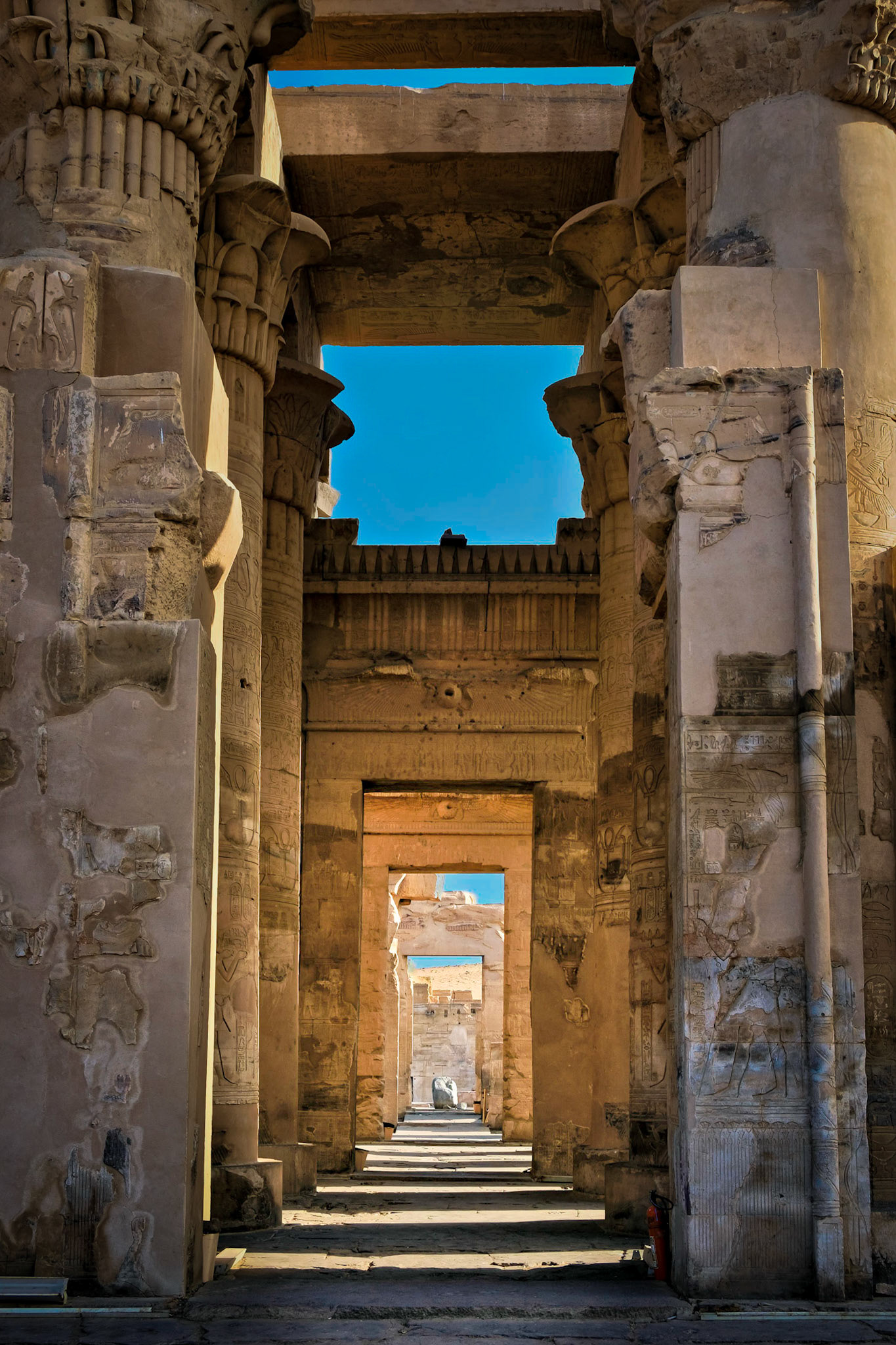 Entrance passageway to Kom Ombo Temple