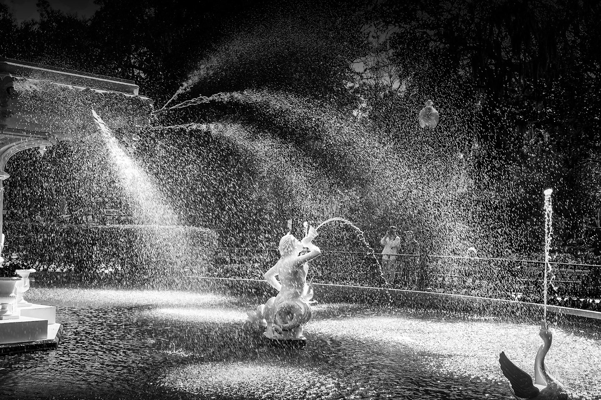 Forsyth Park funtain, Savannah, Georgia 2015
