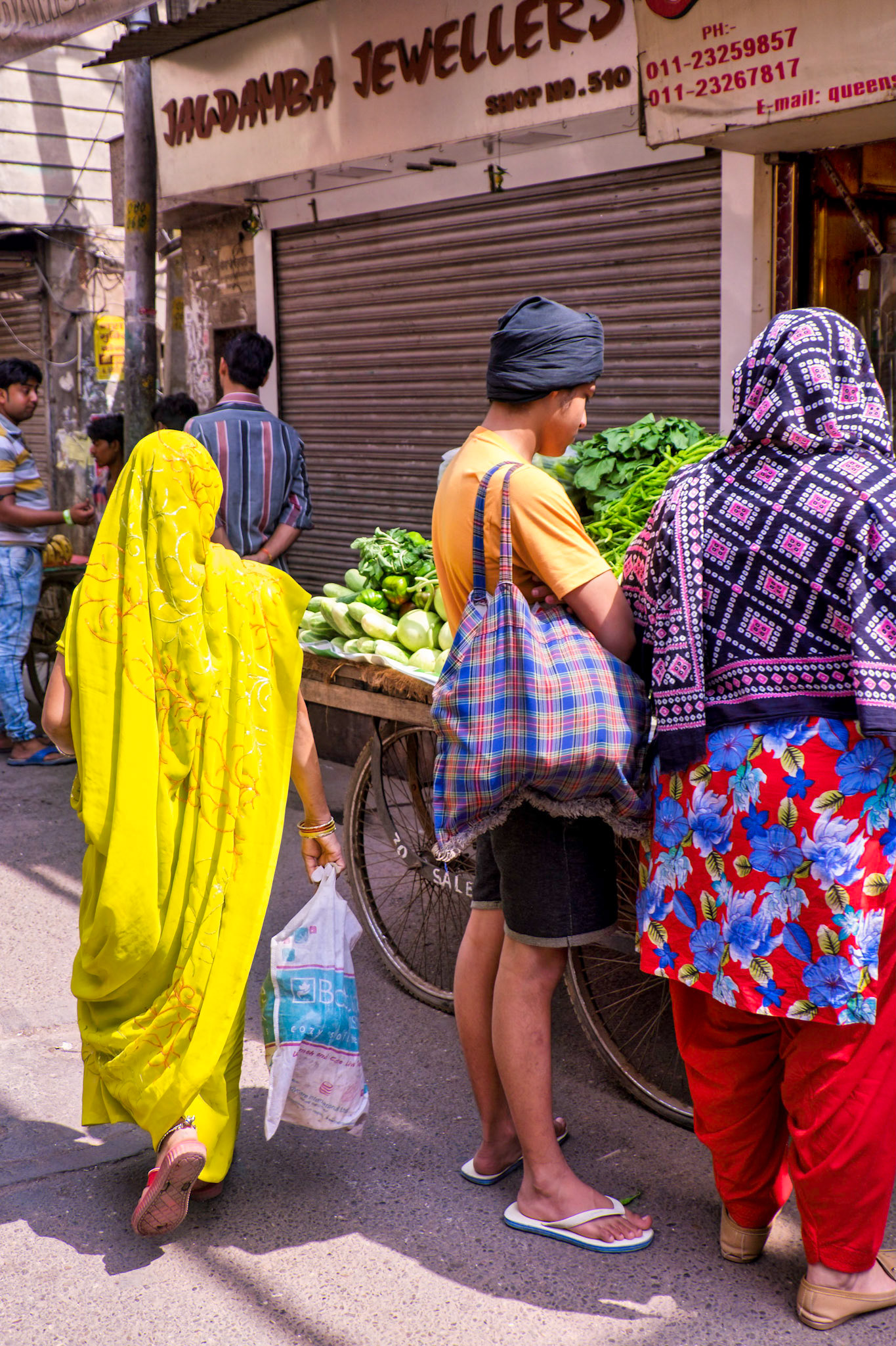 View from rickshaw