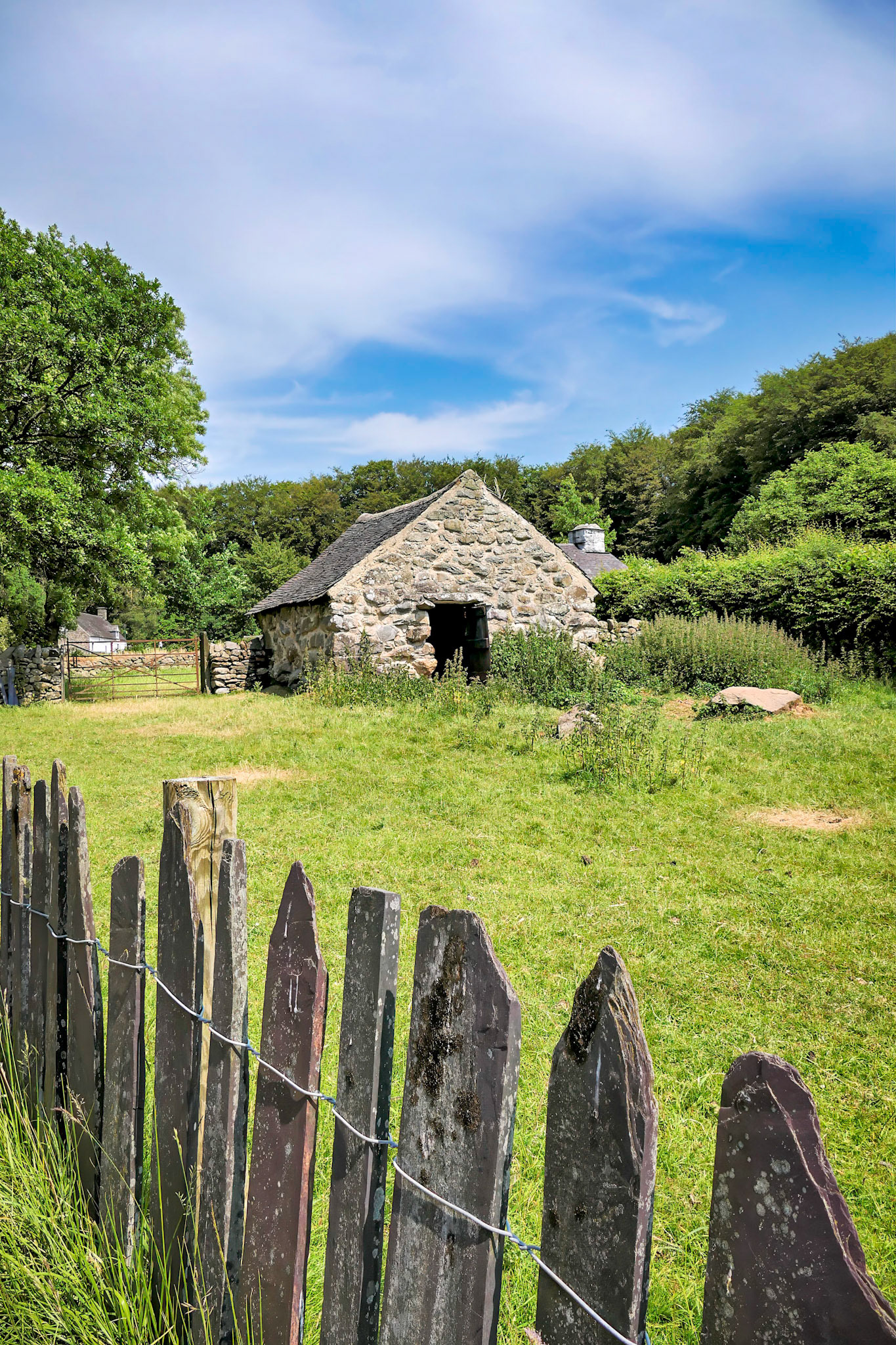 Old Welsh farm house at St Fagans, Wales