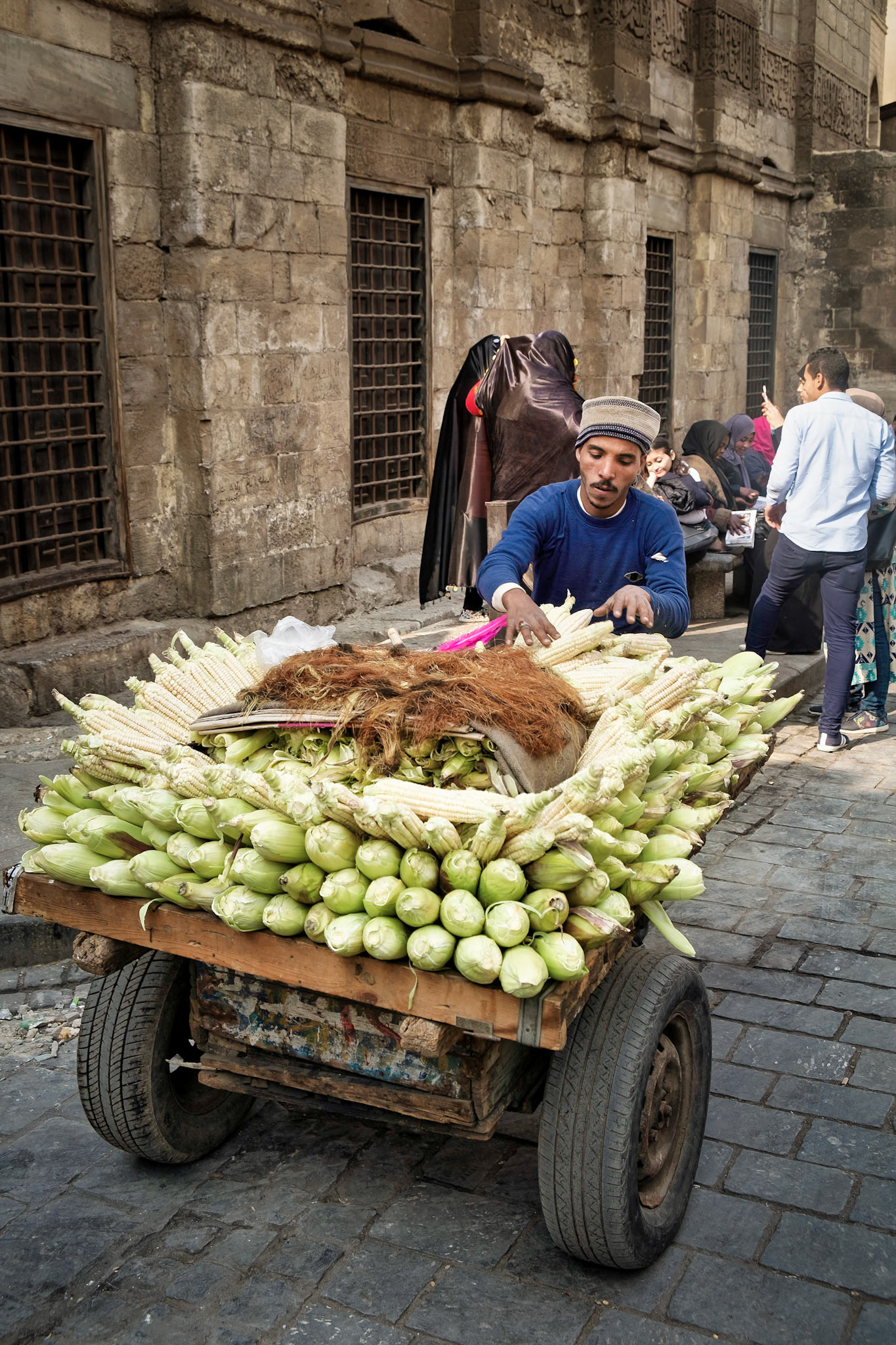 Vender near Khan al-Khalili Bazaar