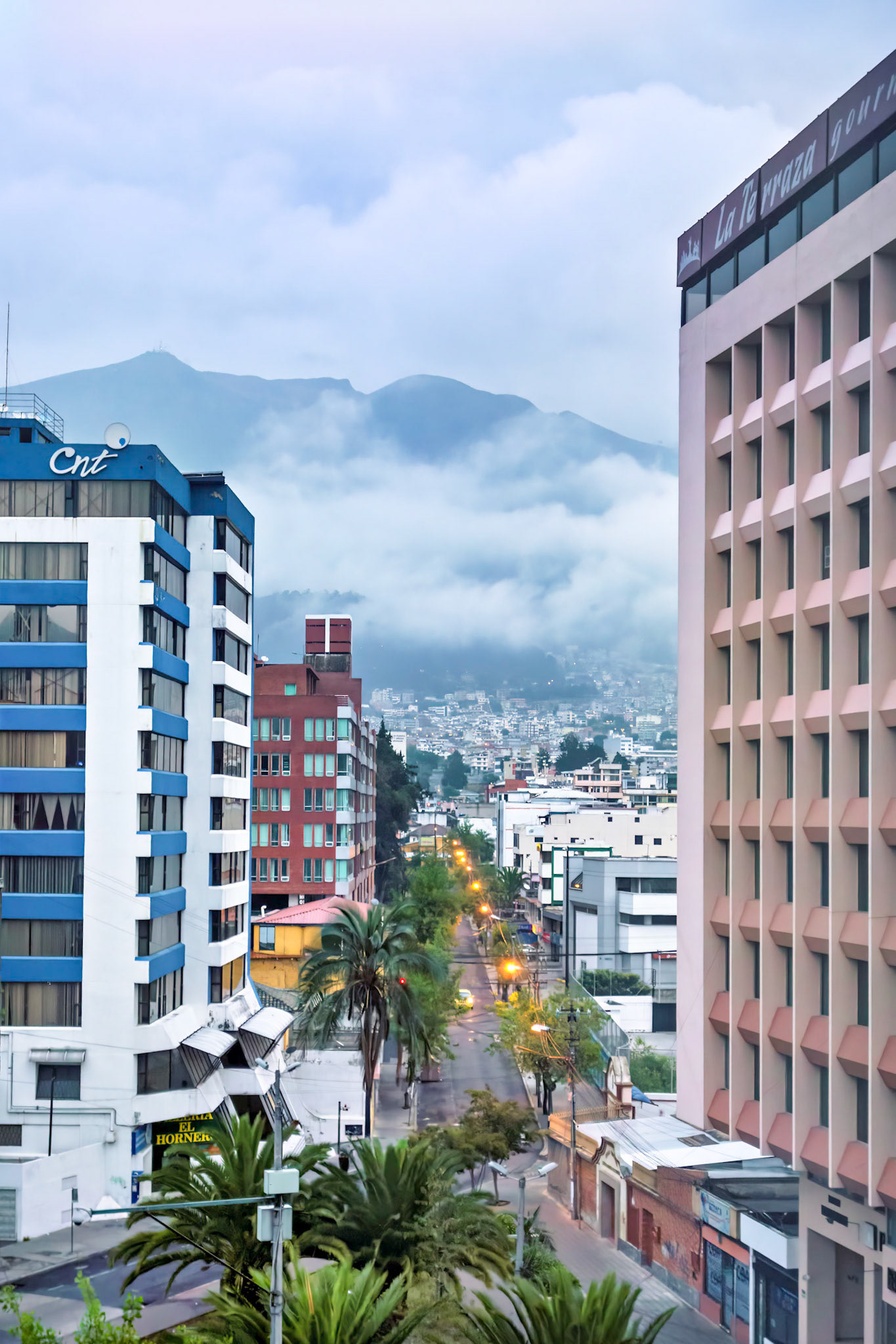View from hotel, Quito, Ecuador 2017