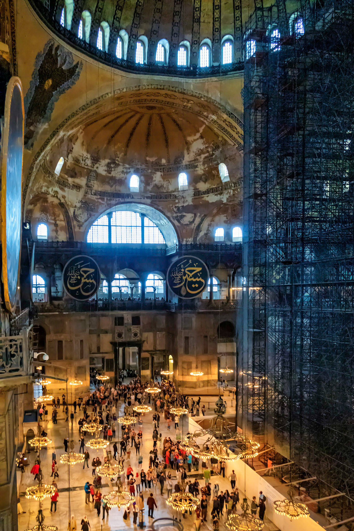 Day 4 View from balcony, Hagia Sophia