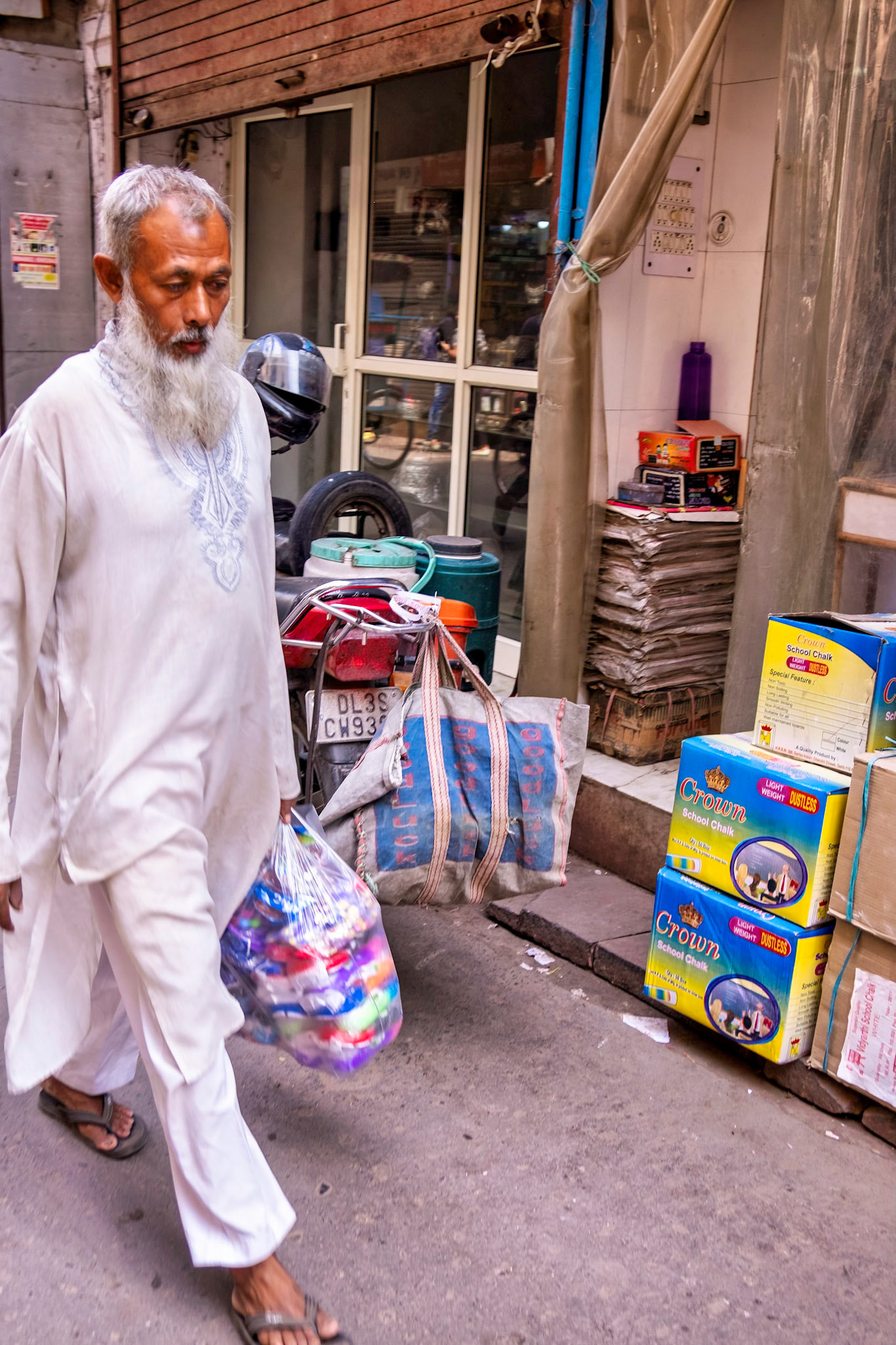 View from rickshaw