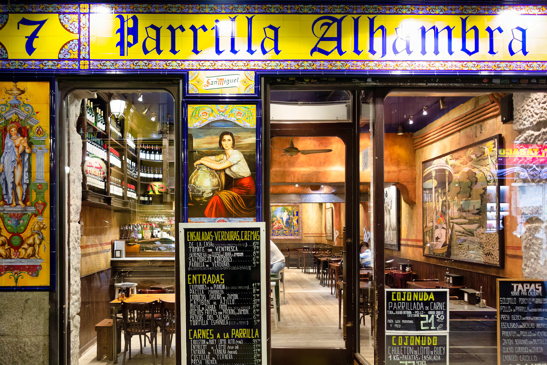 Restaurant, Madrid, Spain 2016