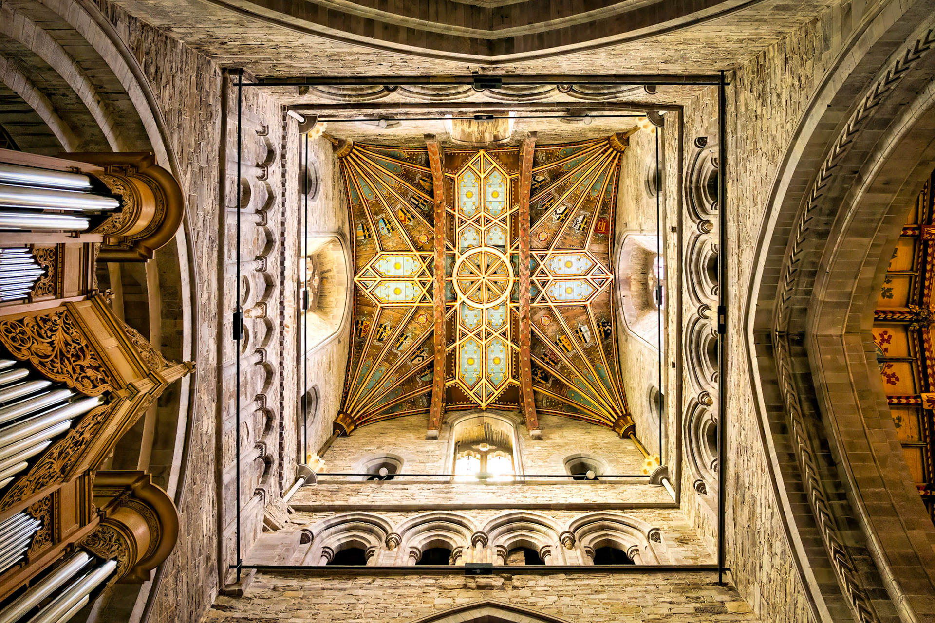 Ceiling, St Magnus Cathedral, St David, Wales
