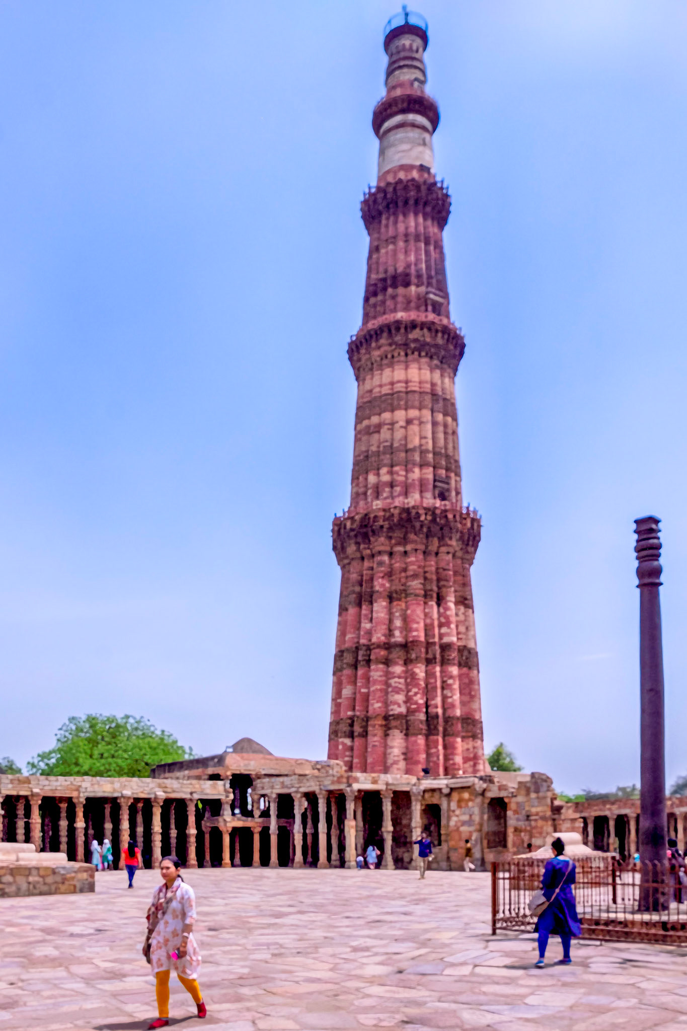 Tower (minaret?) at Qutb Complex