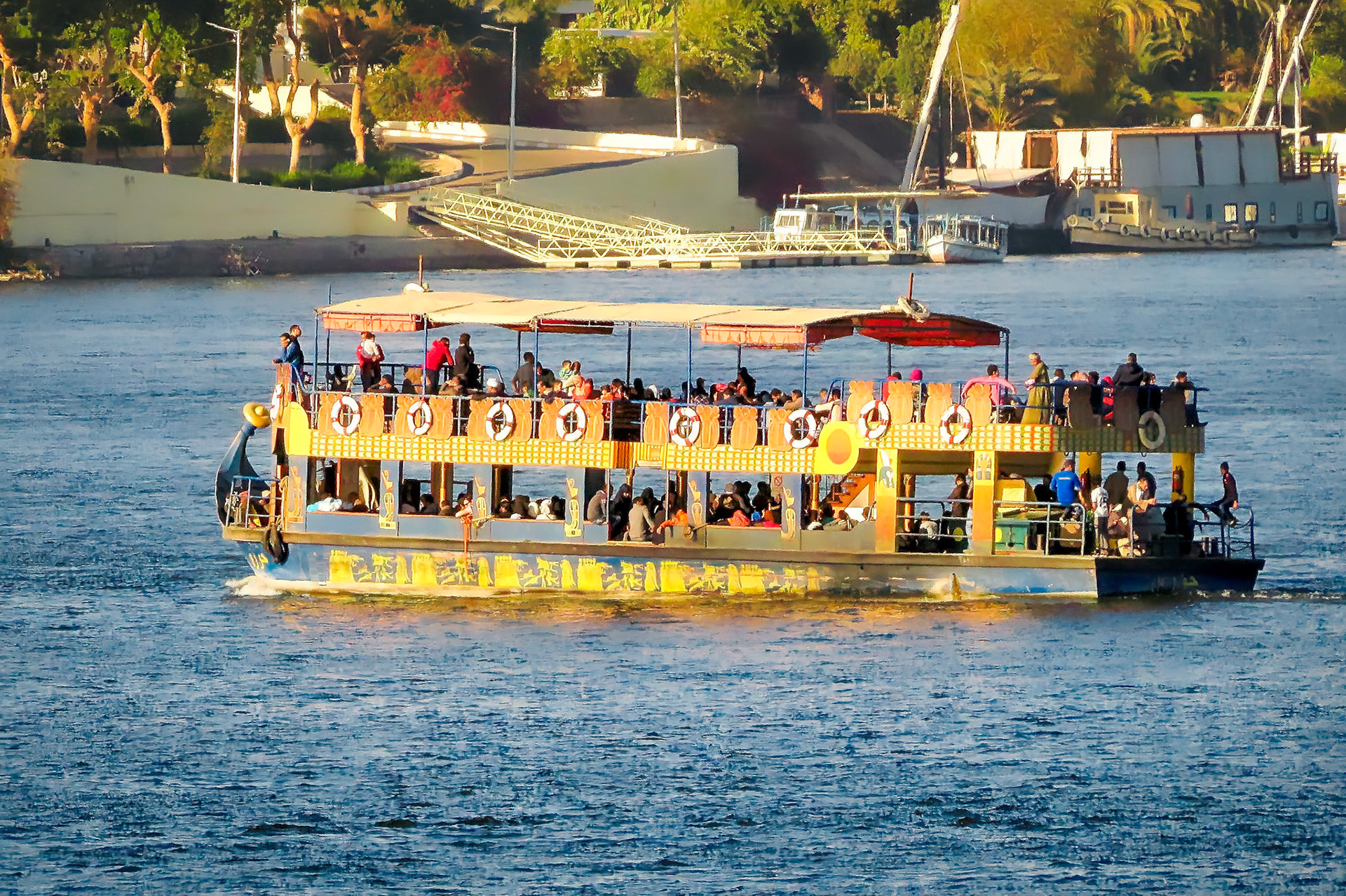 Nile ferry at Luxor
