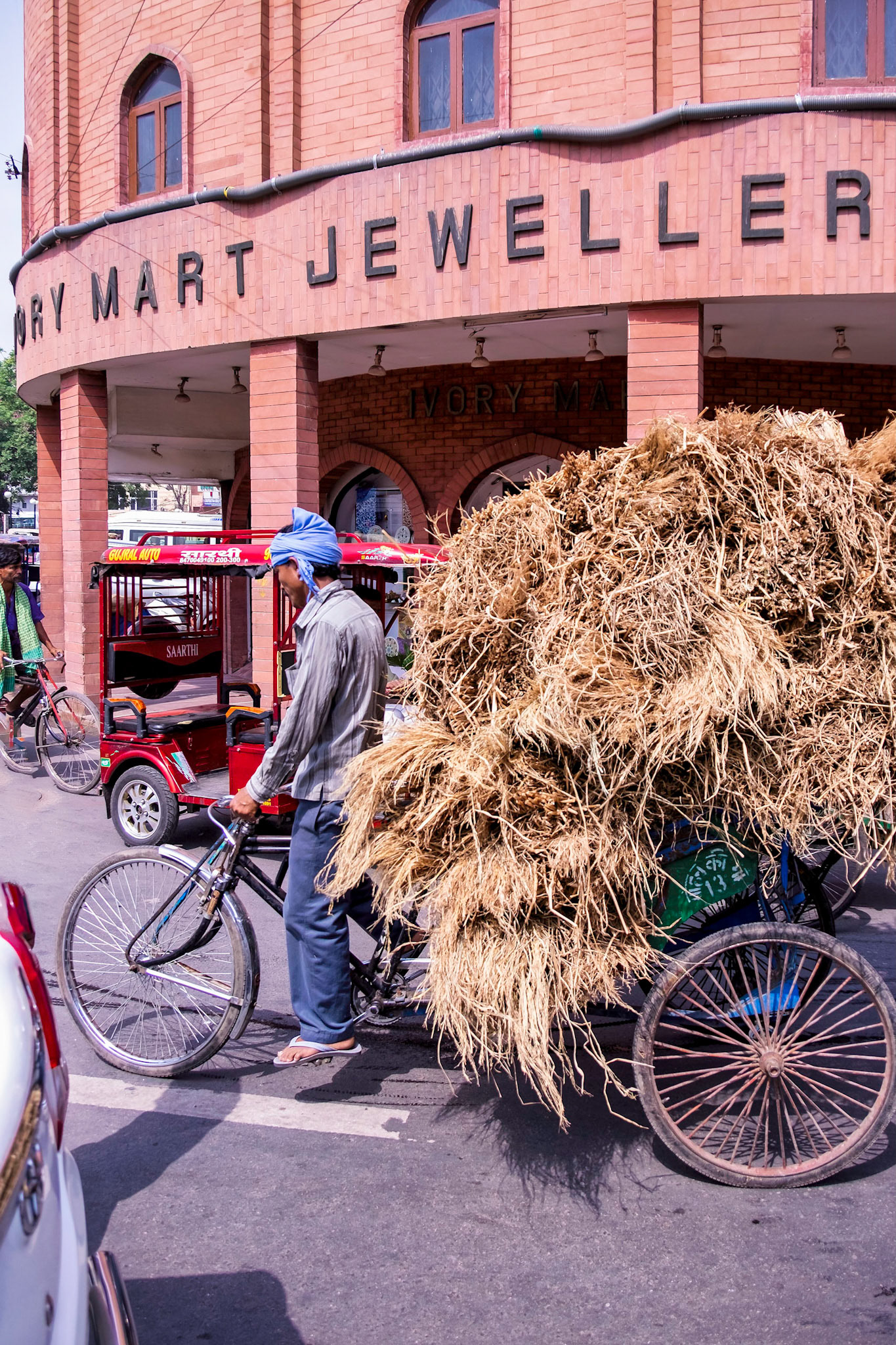 Outside Jama Mosque on way to rickshaws