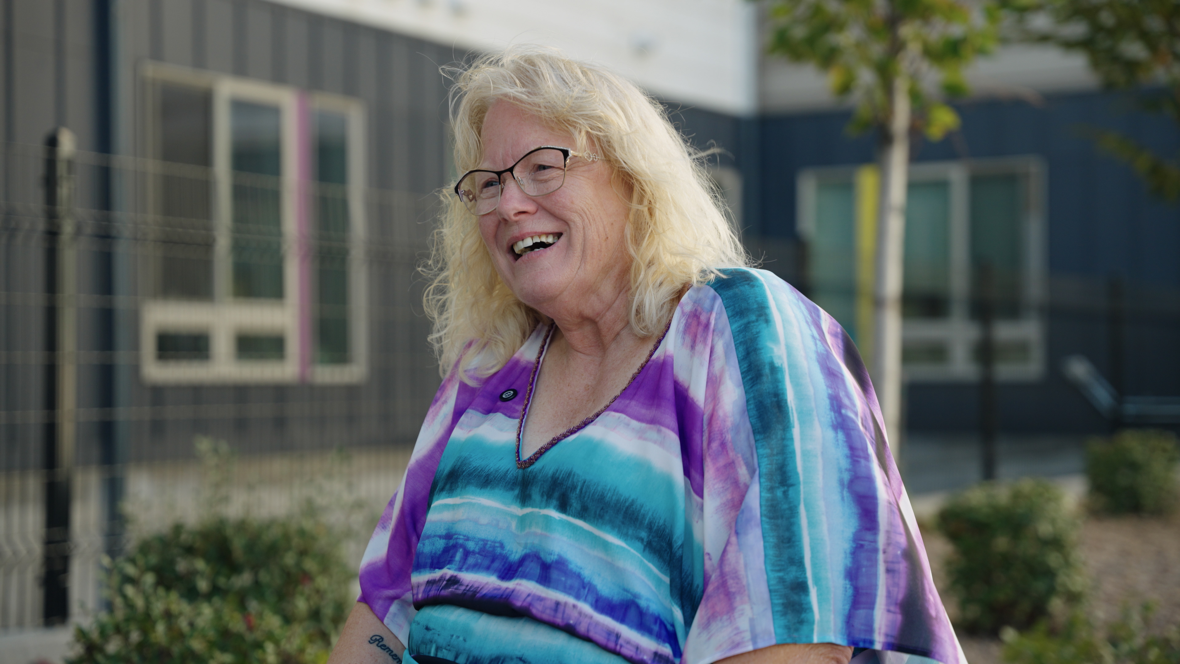Still from interview with Colorado Legal Services client. Wallflower Studio was hired to shoot, CLS edited their own video. 
