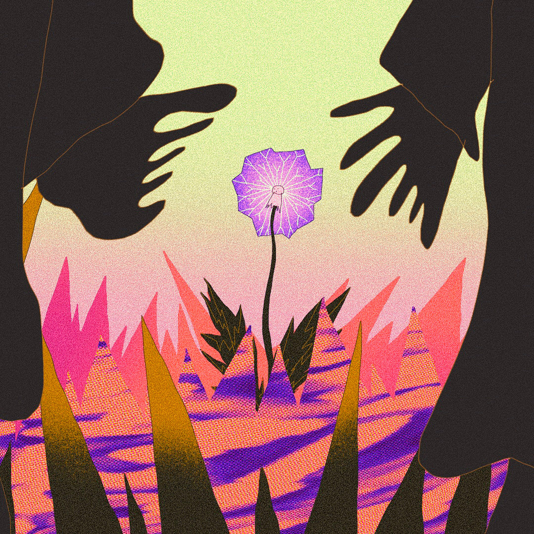 peachtober '22 / dandelion