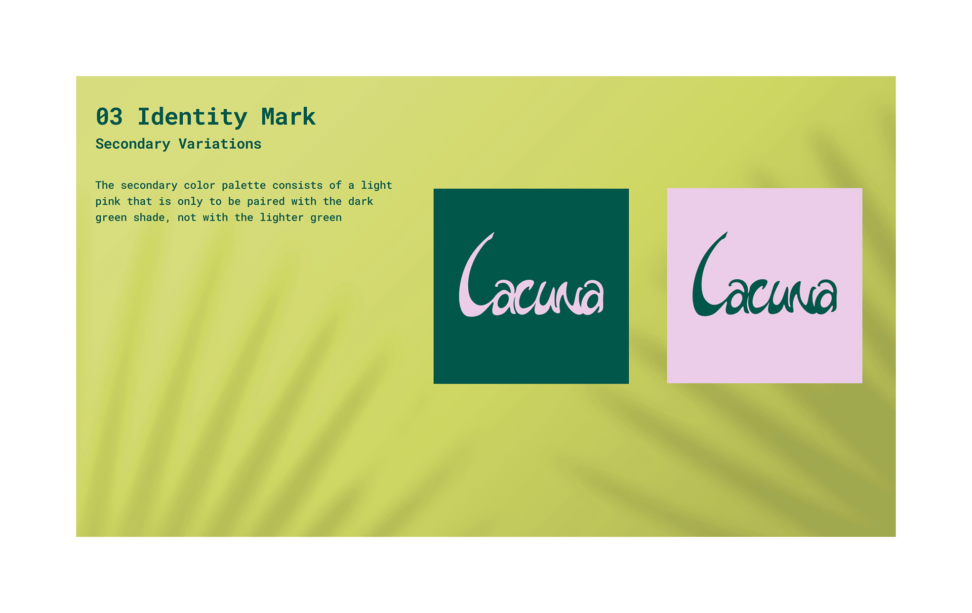 Lacuna - Style guide - identity mark - secondary