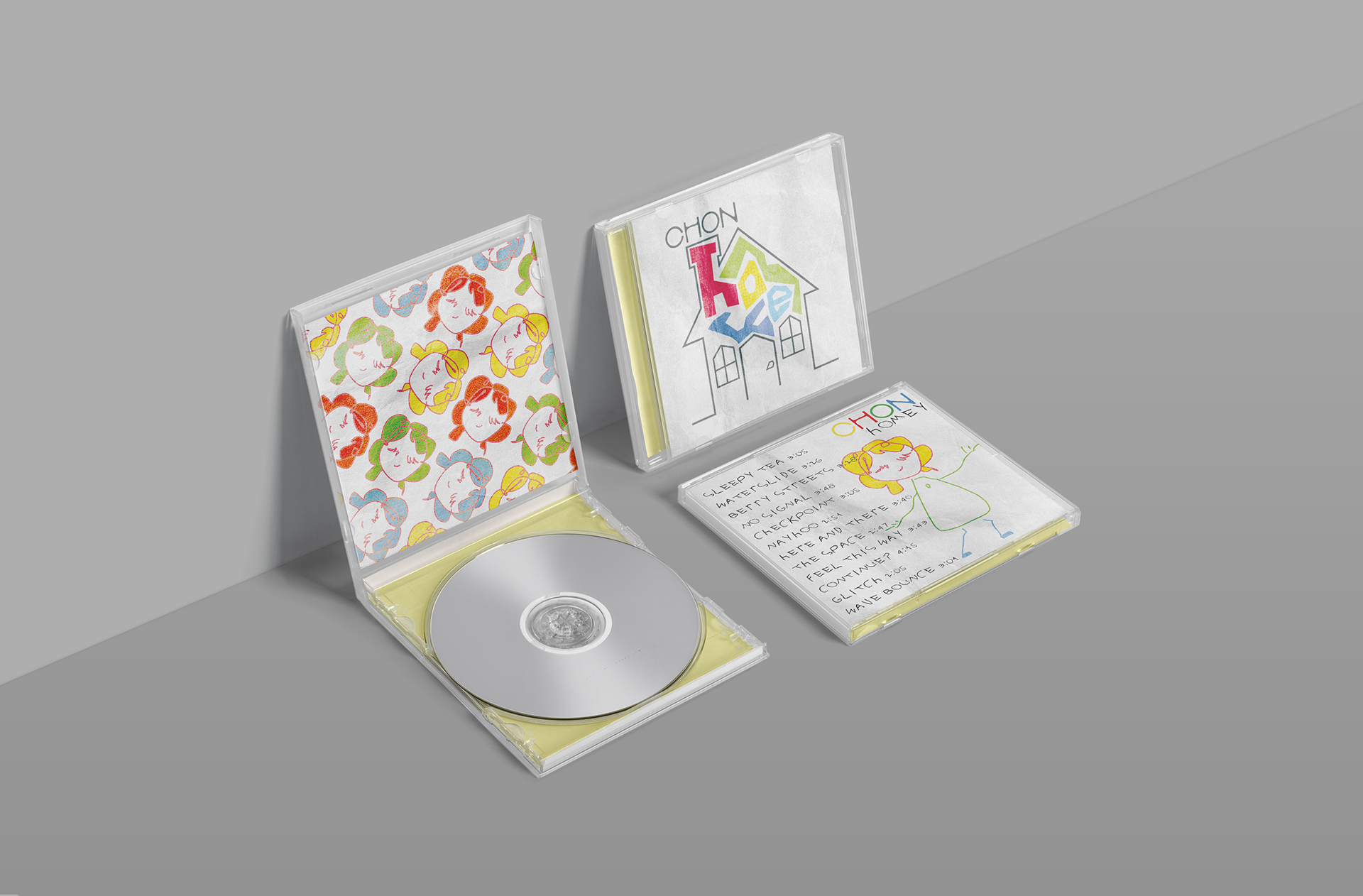 Homey - jewel case packaging re-design