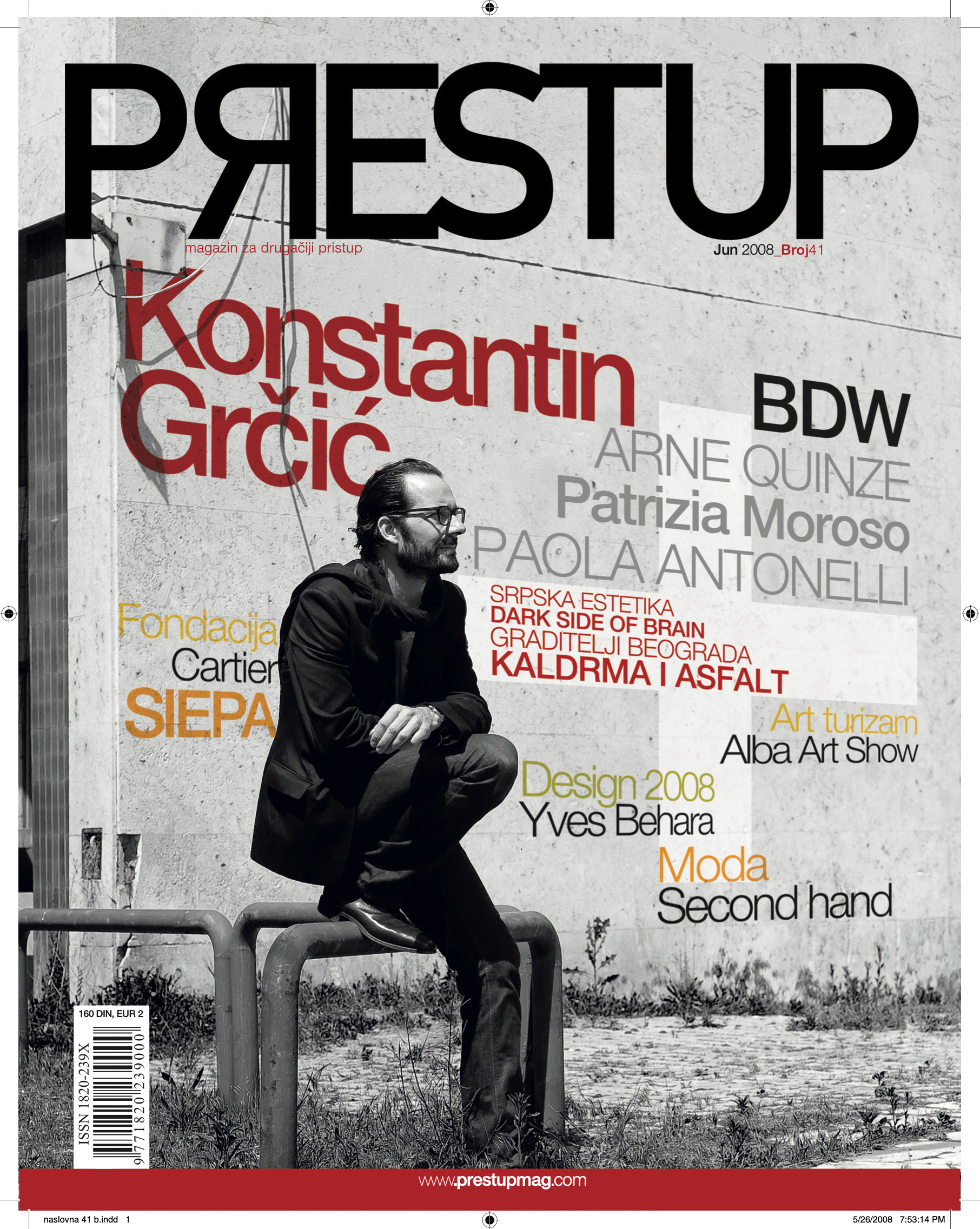 Konstantin Grcic for Prestup Magazine