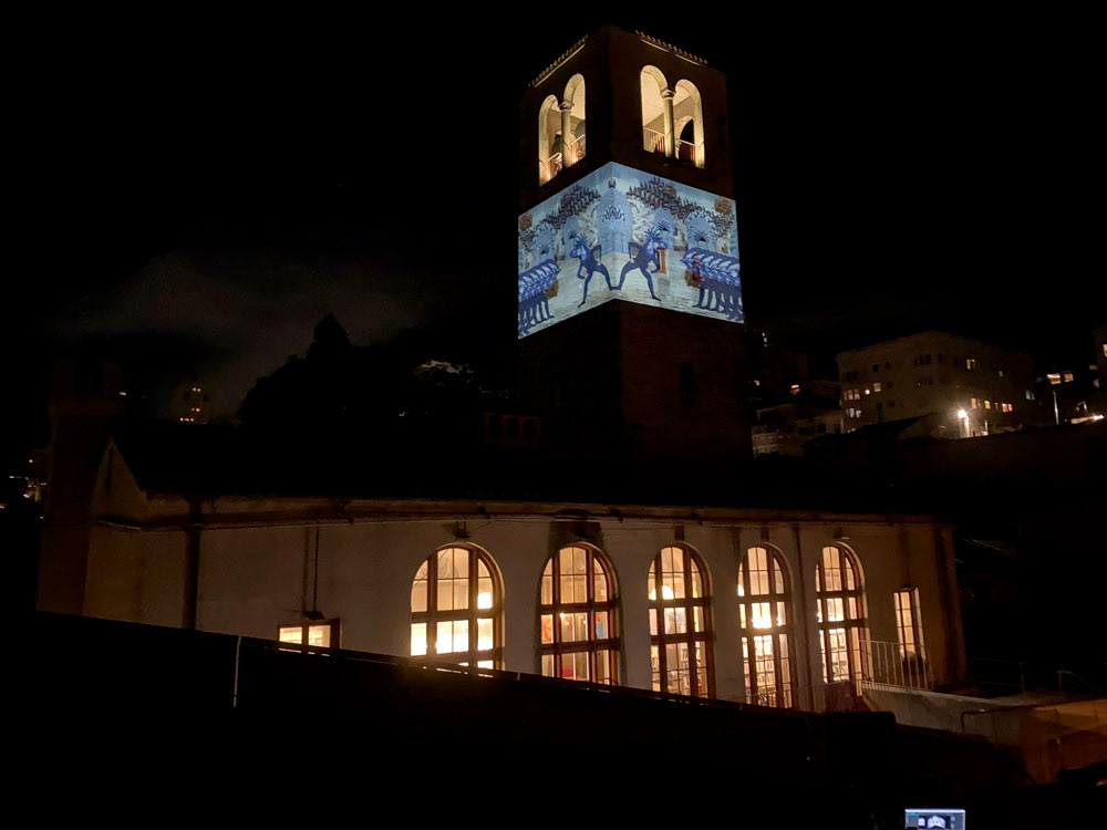 Remix on San Francisco Art Institute Tower – Photo credit: Orit Ben-Shitrit