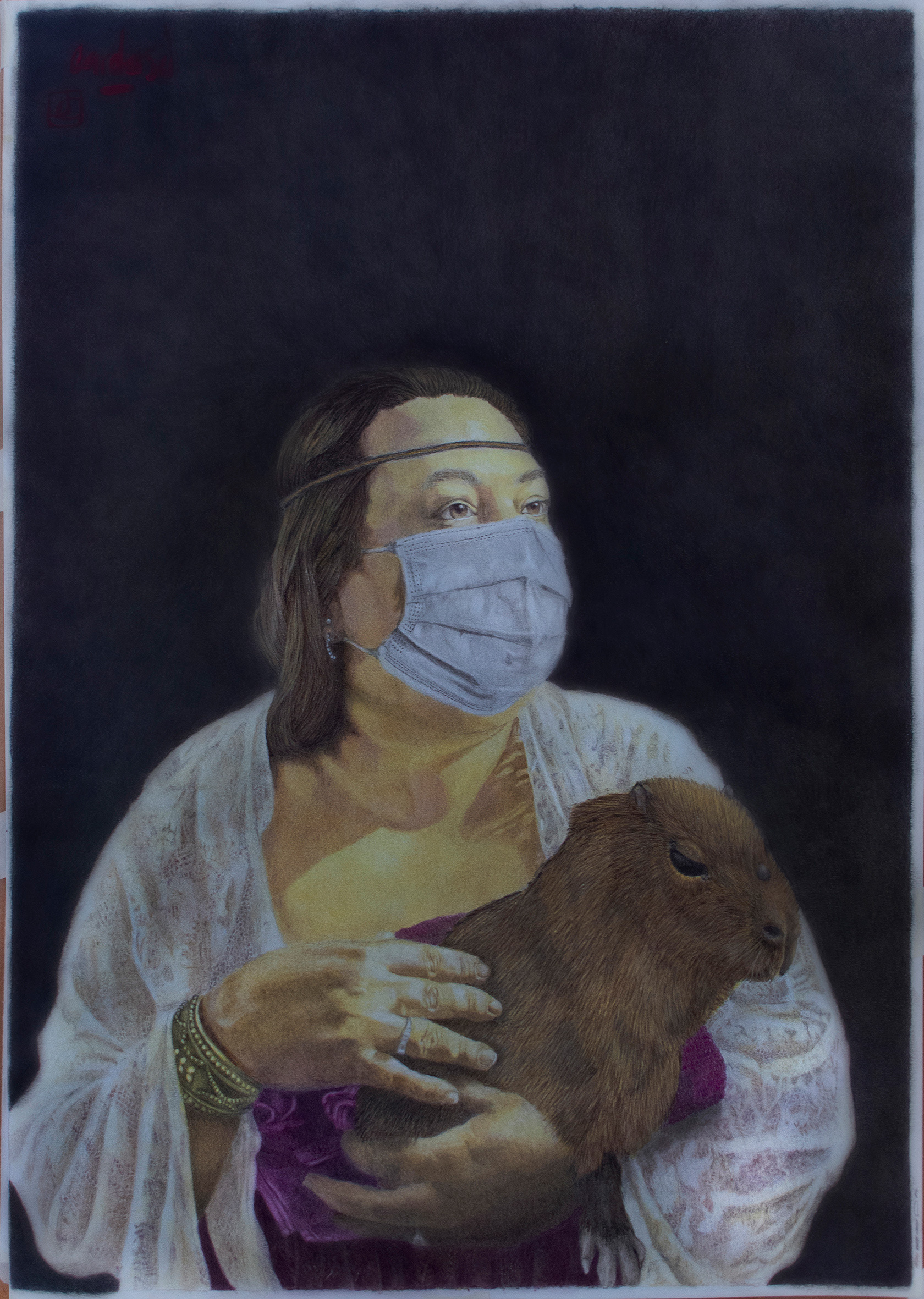 la dama del carpincho