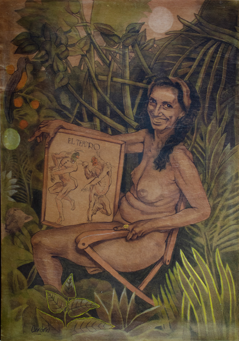 Sonia en el jardín
