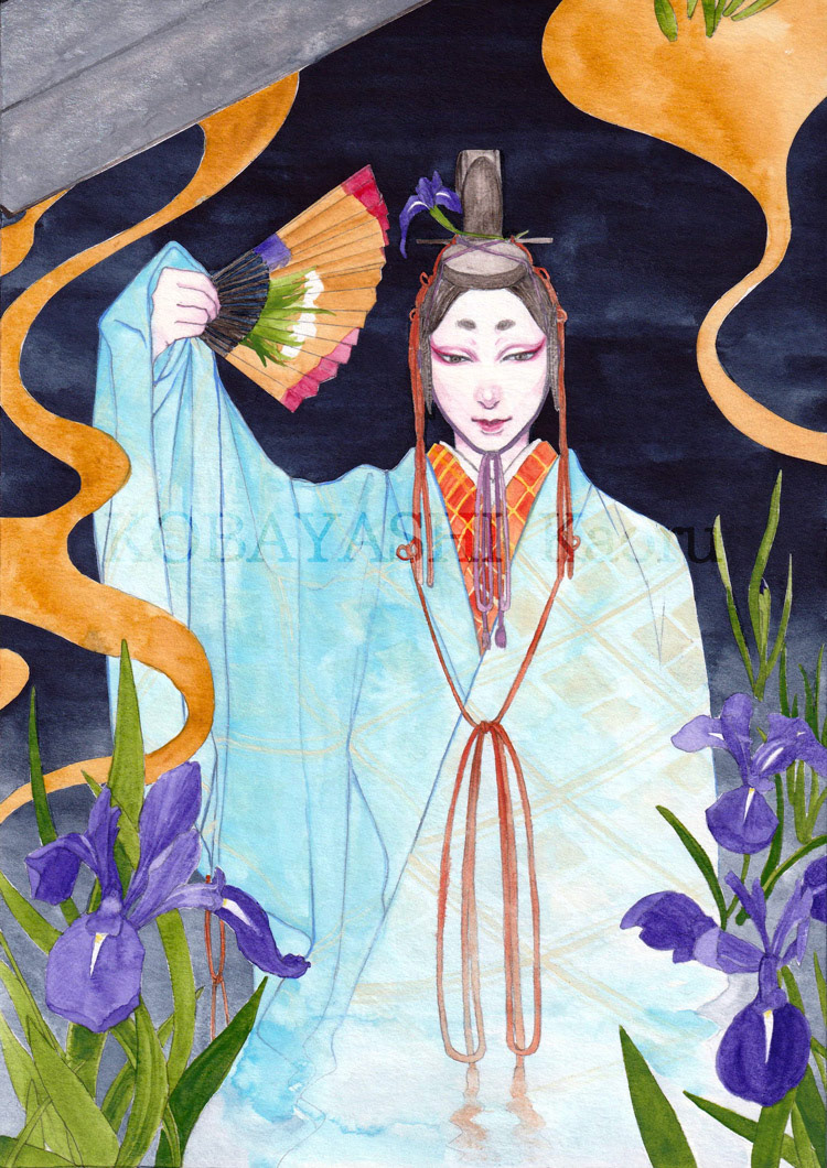 能「杜若」より