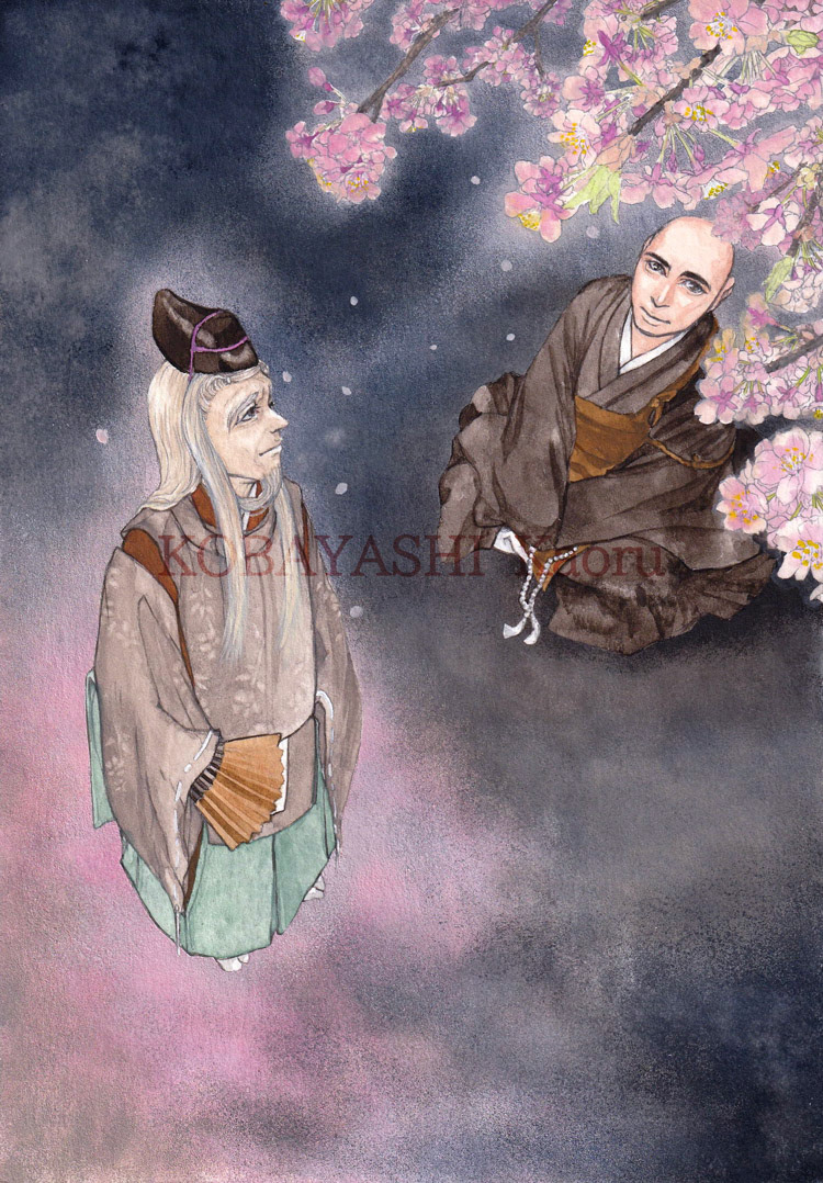能「西行桜」より