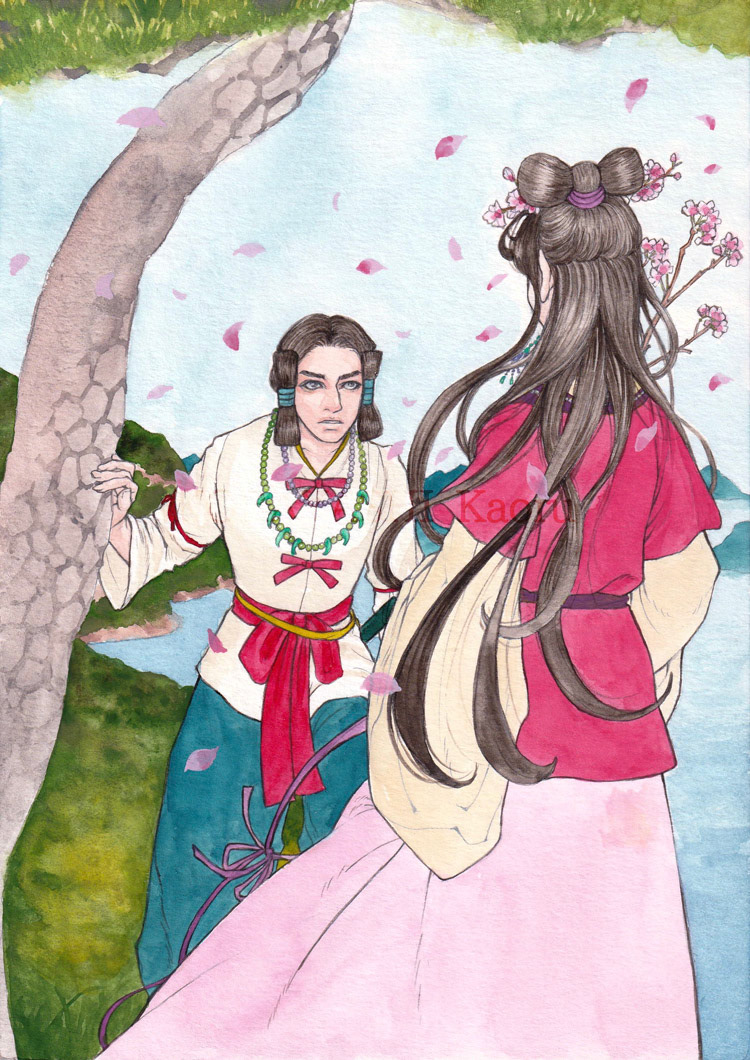 邇邇芸命遇麗美人