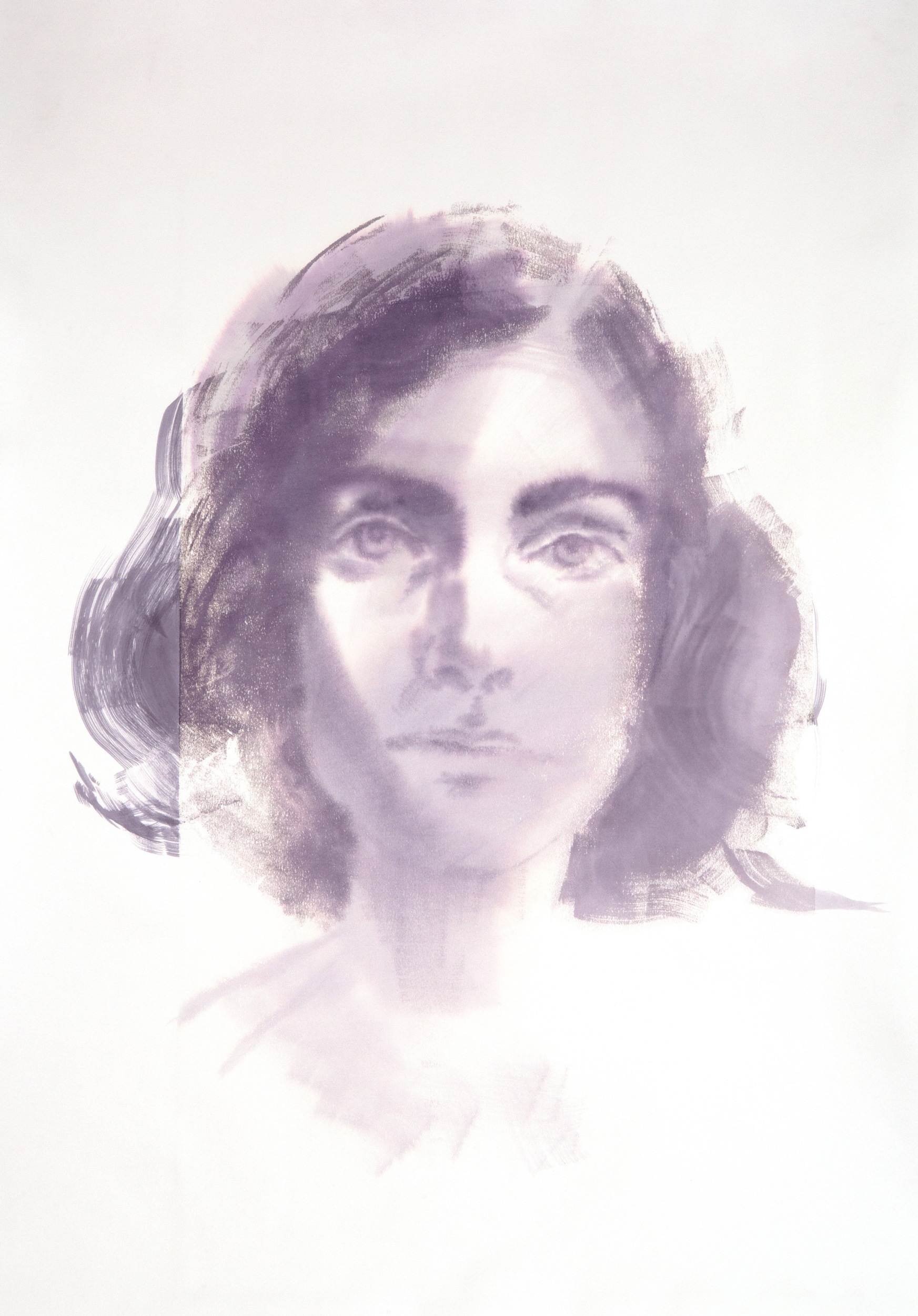 Jana, 2017, watercolor on paper, 100 x 70 cm