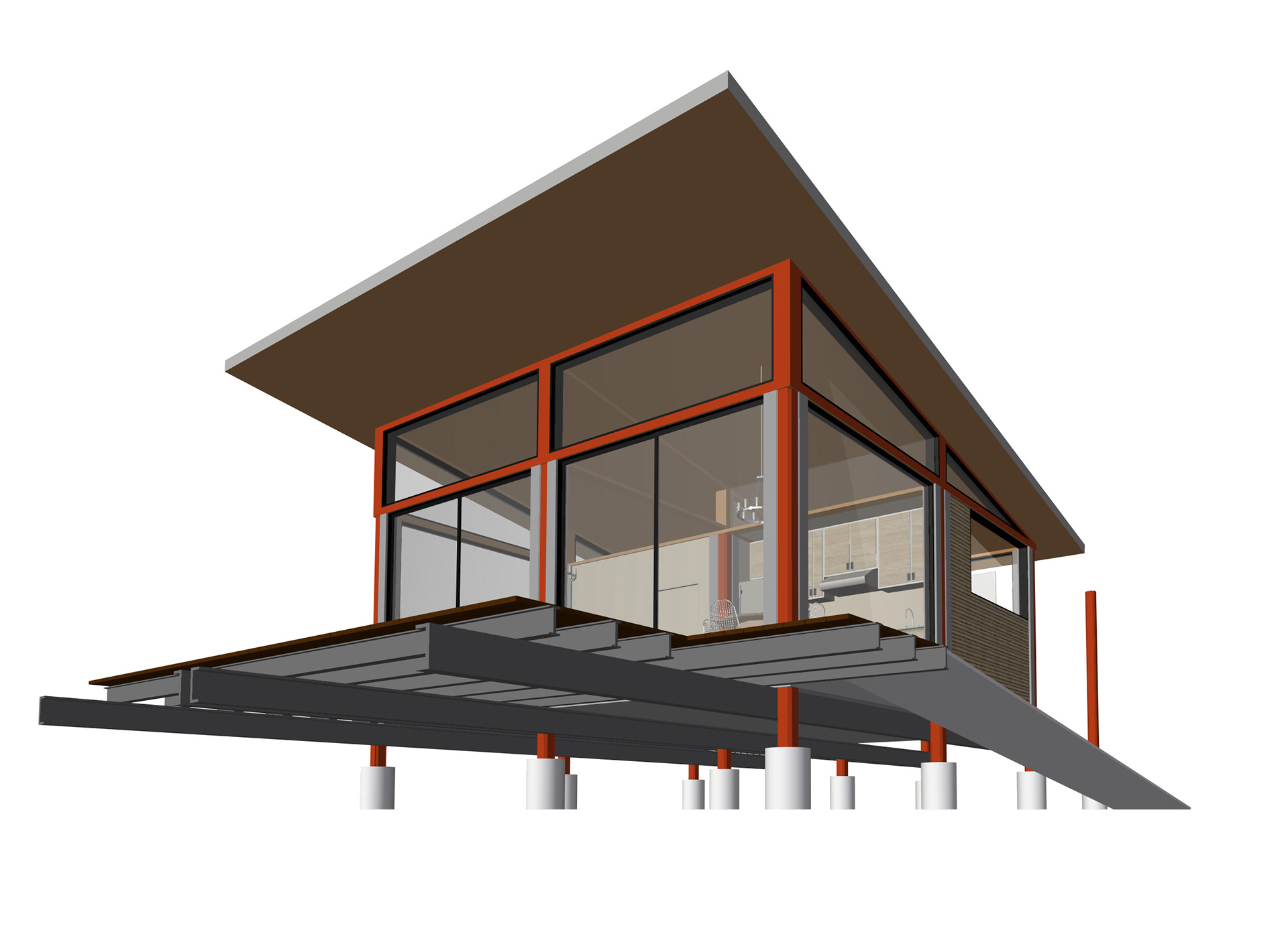 Render: Front Isometric View