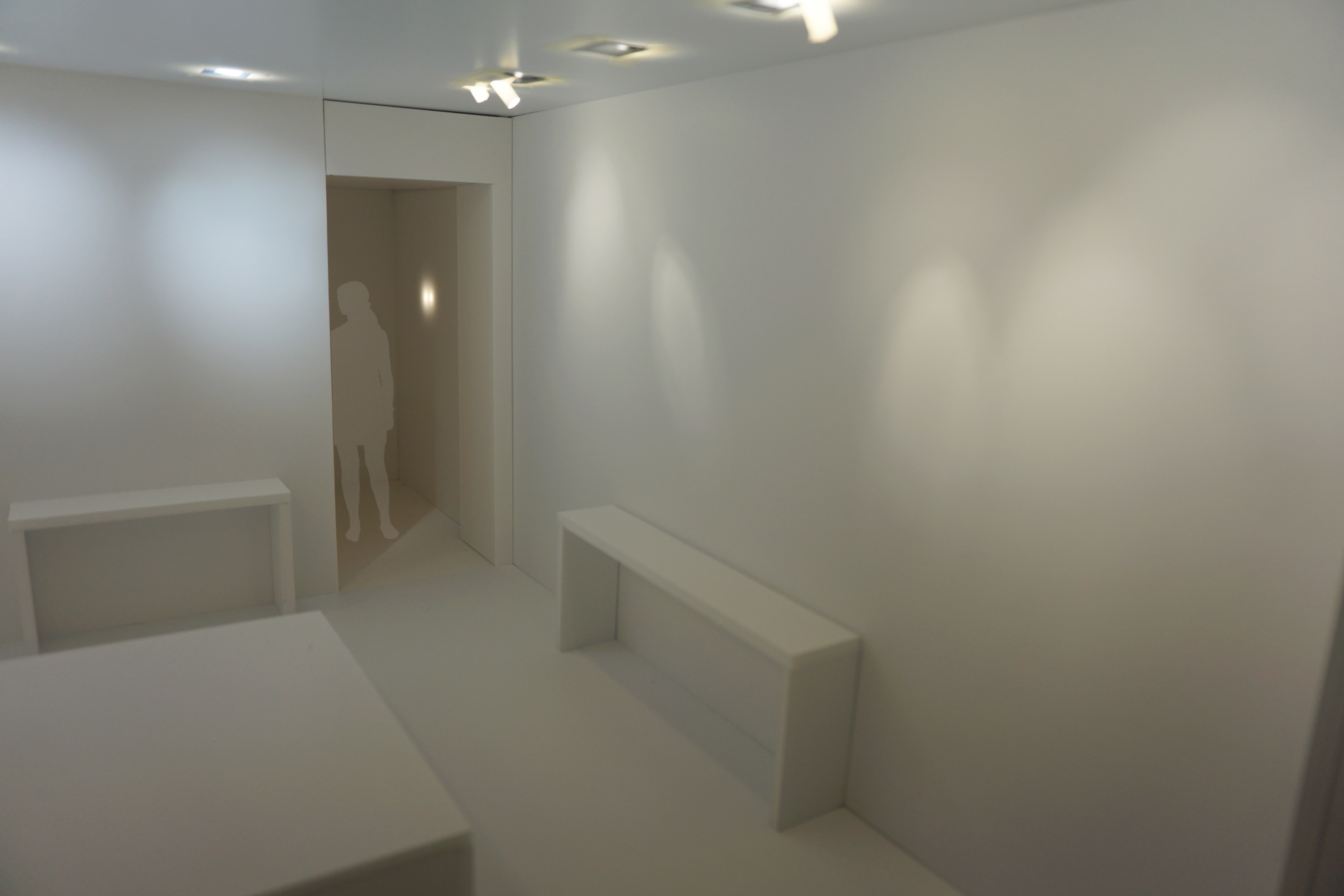 Scale model test of light plan.