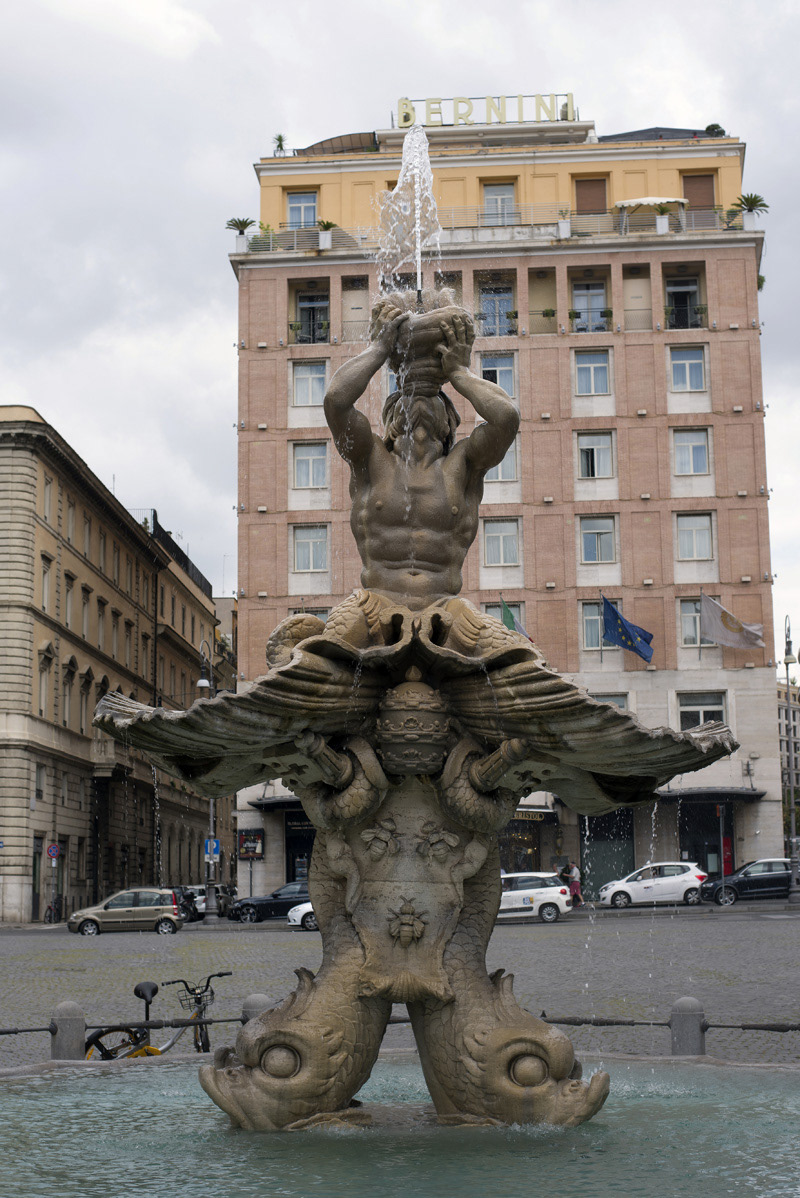Bernini's Triton Fountain, Rome. Image - Web Gallery of Art