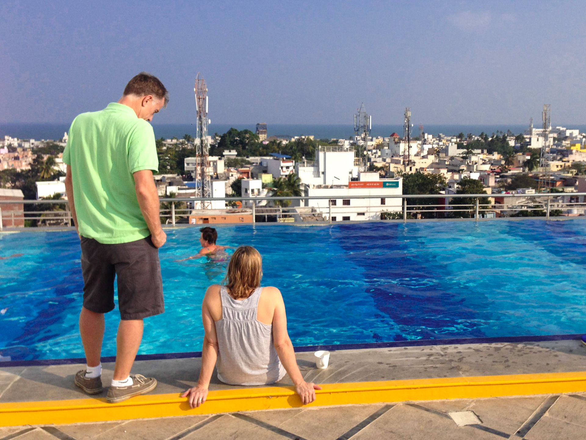 Overlooking Puducherry