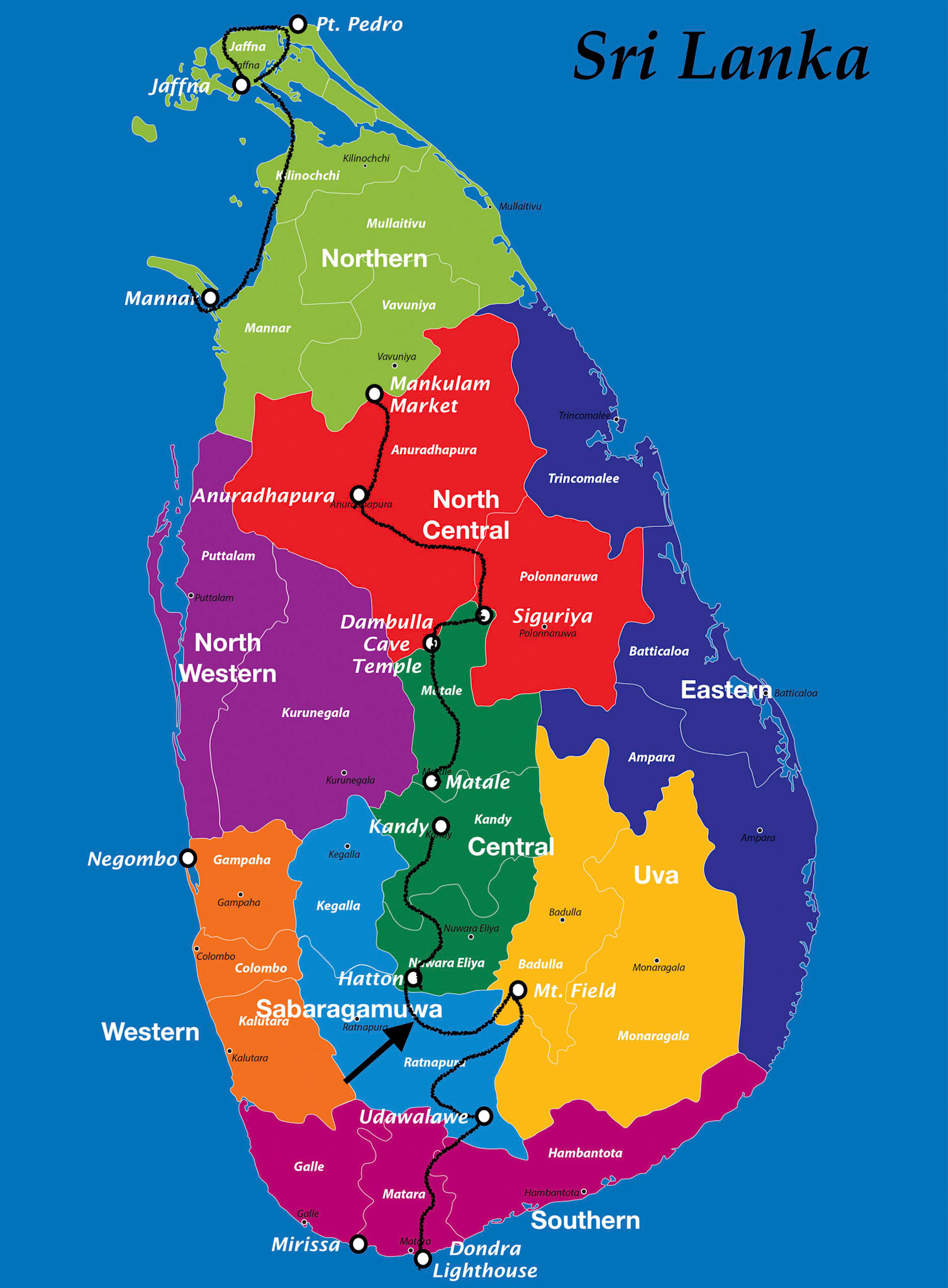 Sri Lanka Bicycle Adventure, January 2020