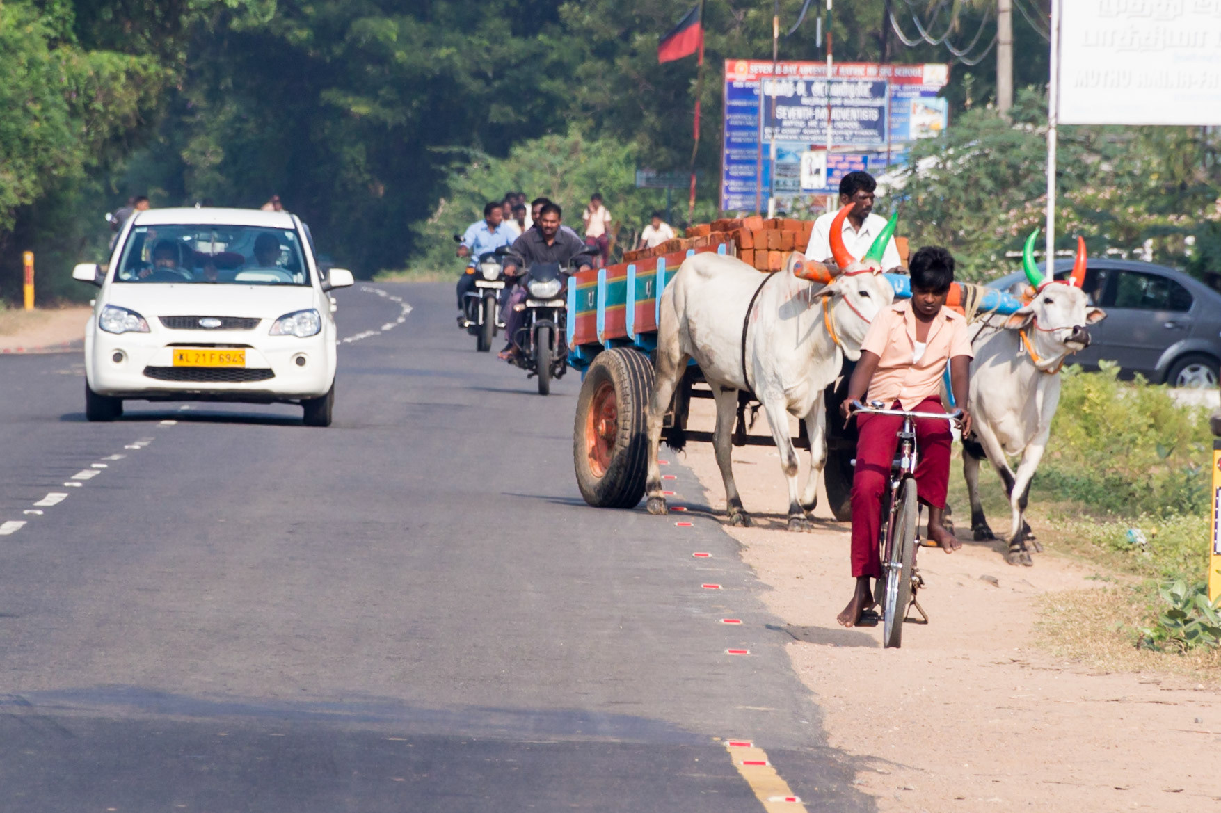 on the East Coast Road to Pondicherry