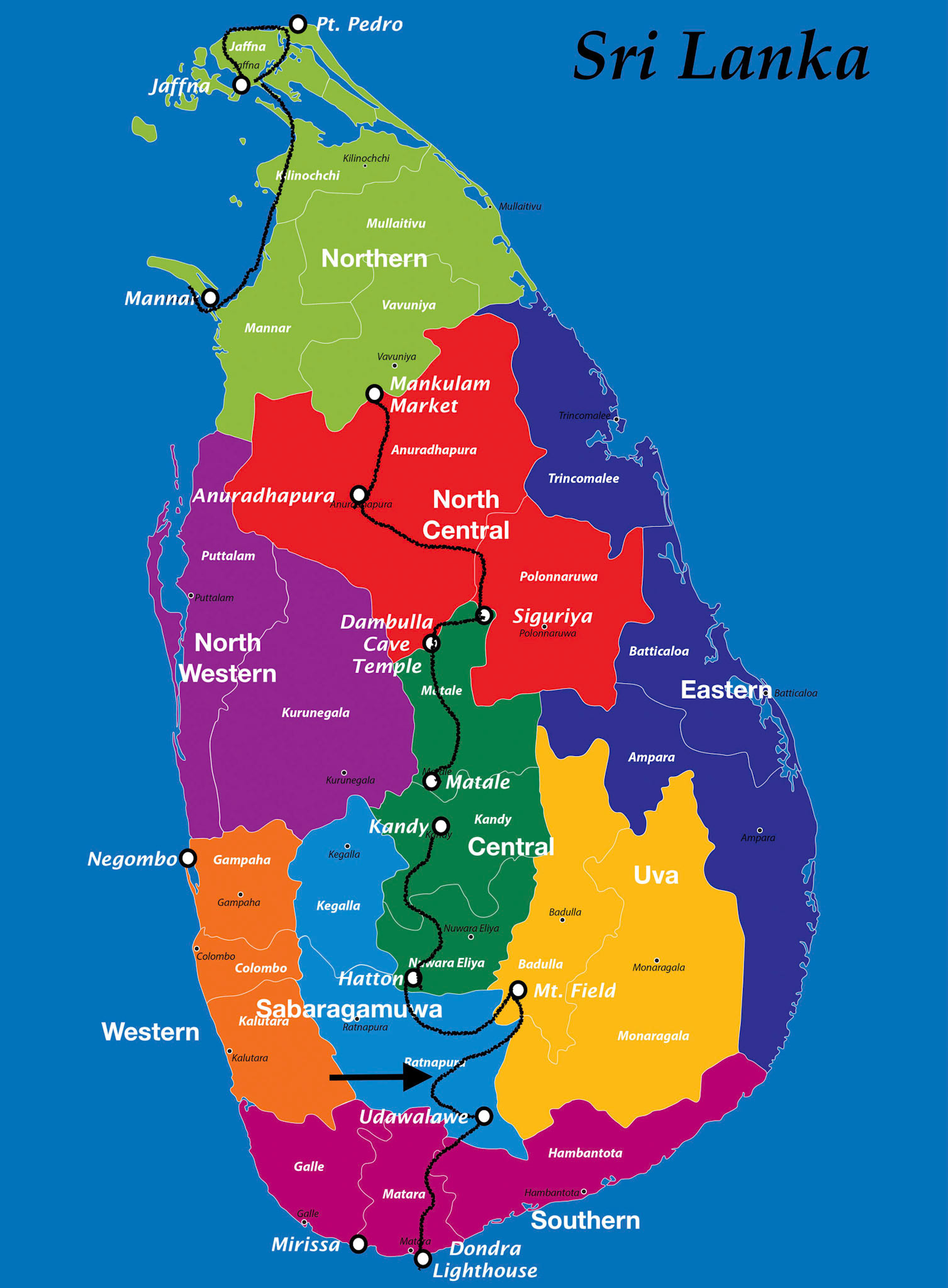 Sri Lanka Bicycle Adventure, January 2020