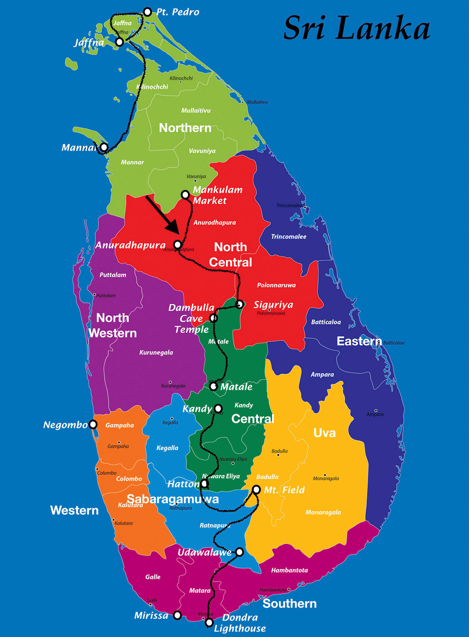 Sri Lanka Bicycle Adventure, January 2020