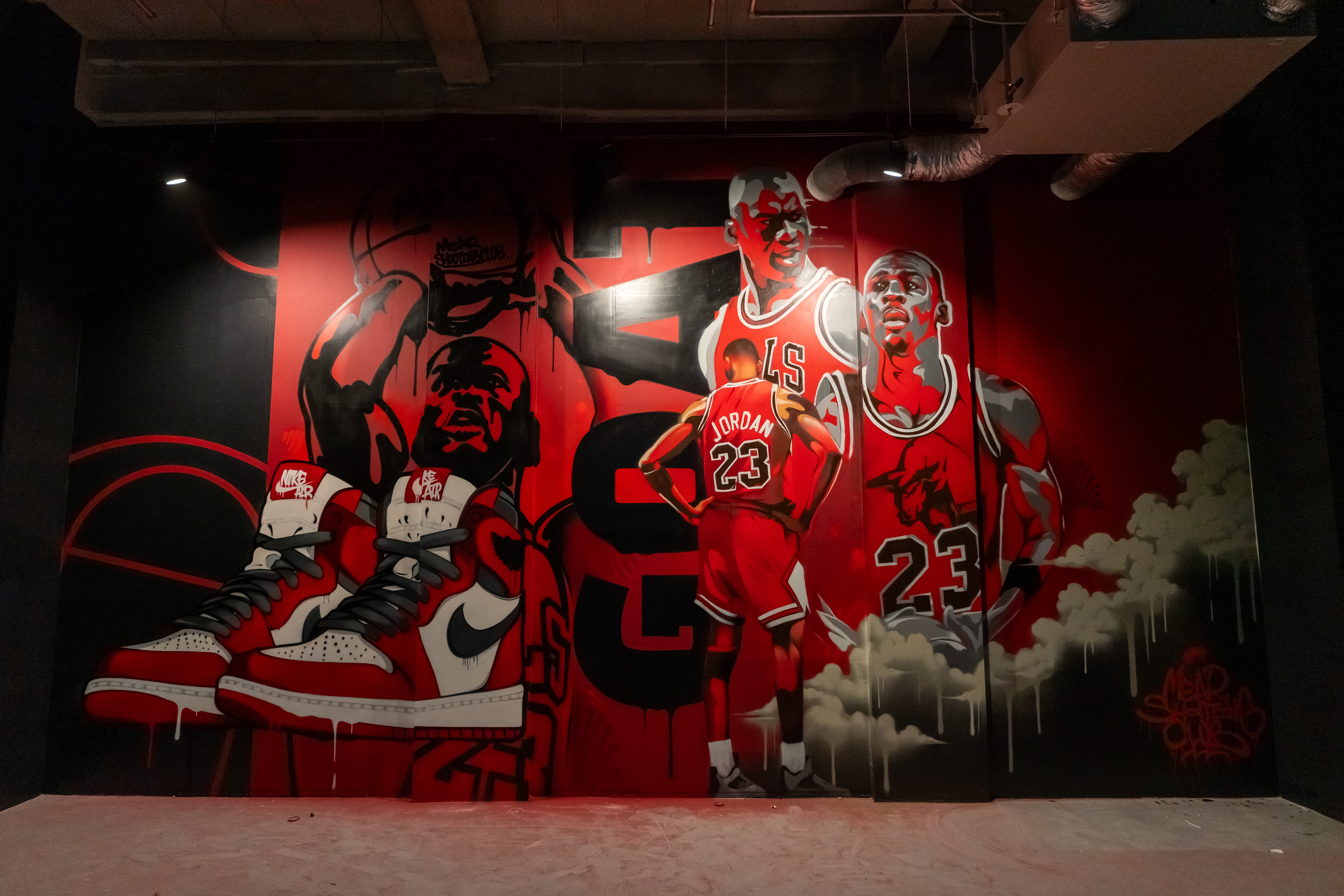 Large-Scale Sports Mural