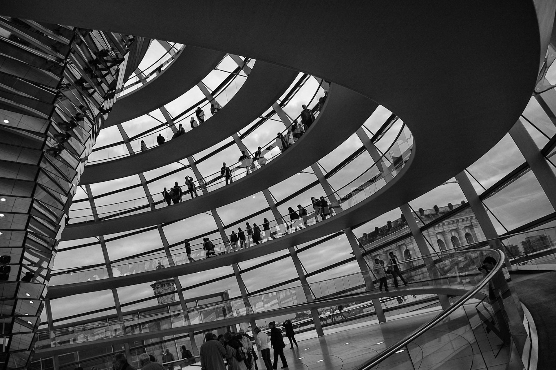 Reichstag dome interior