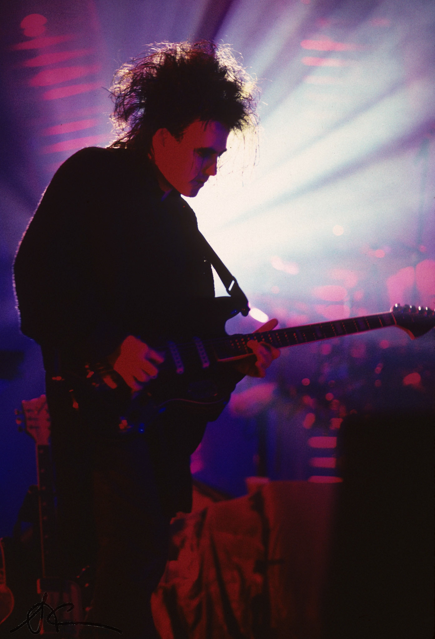 Dallas, Texas - September 1989:  Robert Smith of The Cure (Photo: Shaun Clark).
