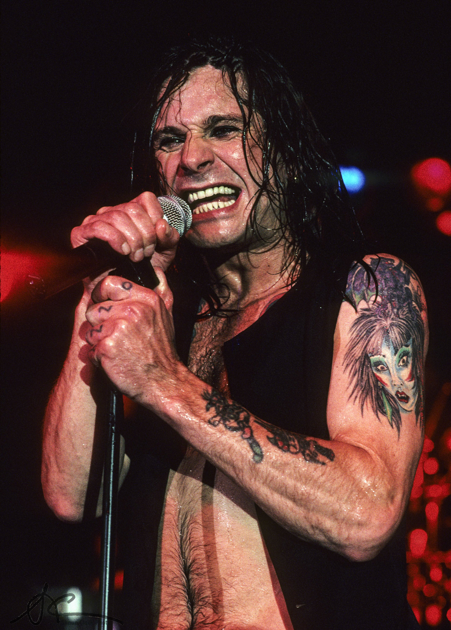 Los Angeles, CA - October 1991: Ozzy Osbourne (Photo: Shaun Clark).