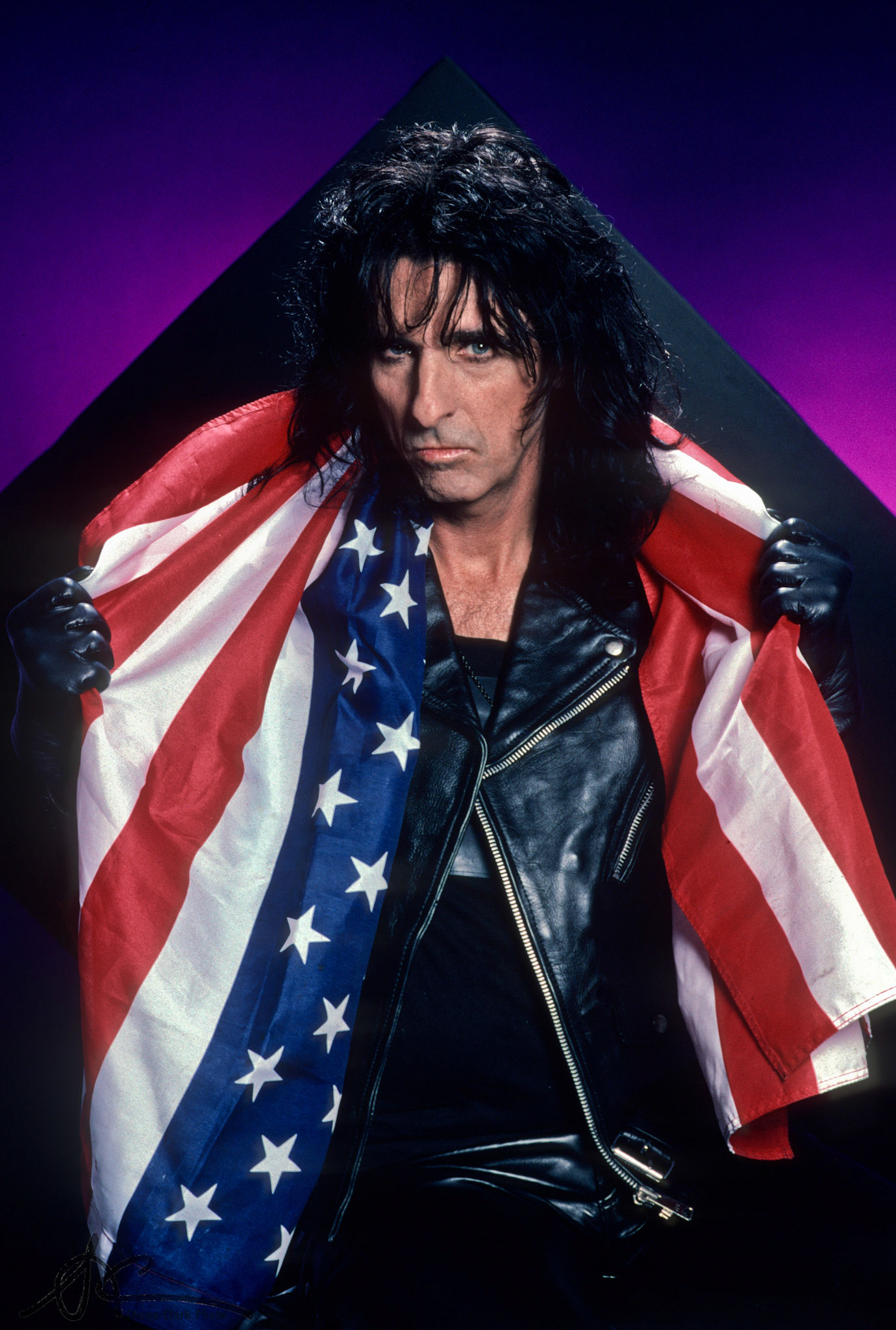 Los Angeles, California - April 1991: Alice Cooper (Photo: Shaun Clark).