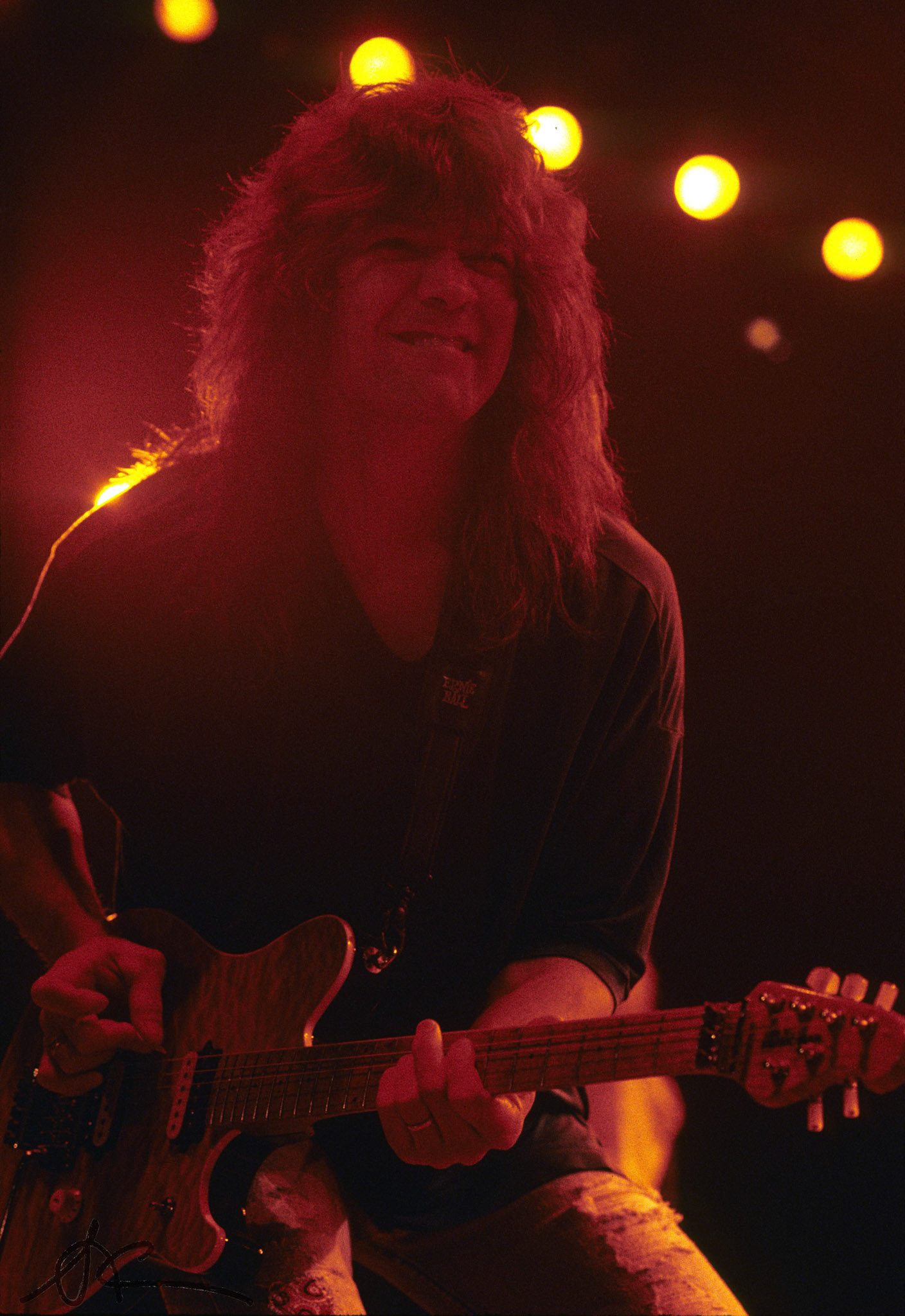 Dallas, Texas - January 1992: Eddie Van Halen of Van Halen (Photo: Shaun Clark).