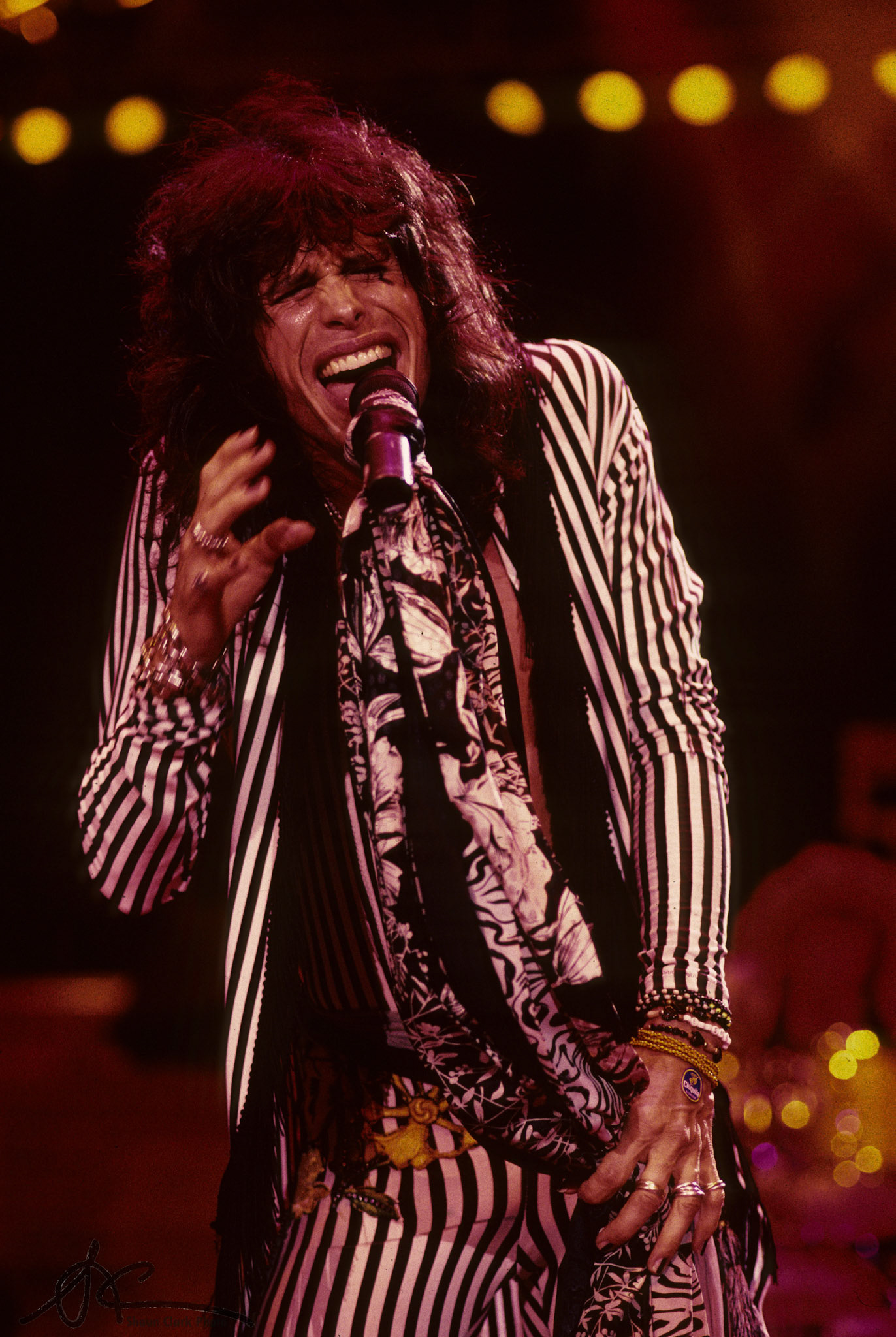 Dallas, Texas - July 1990:  Steven Tyler of Aerosmith (Photo: Shaun Clark).