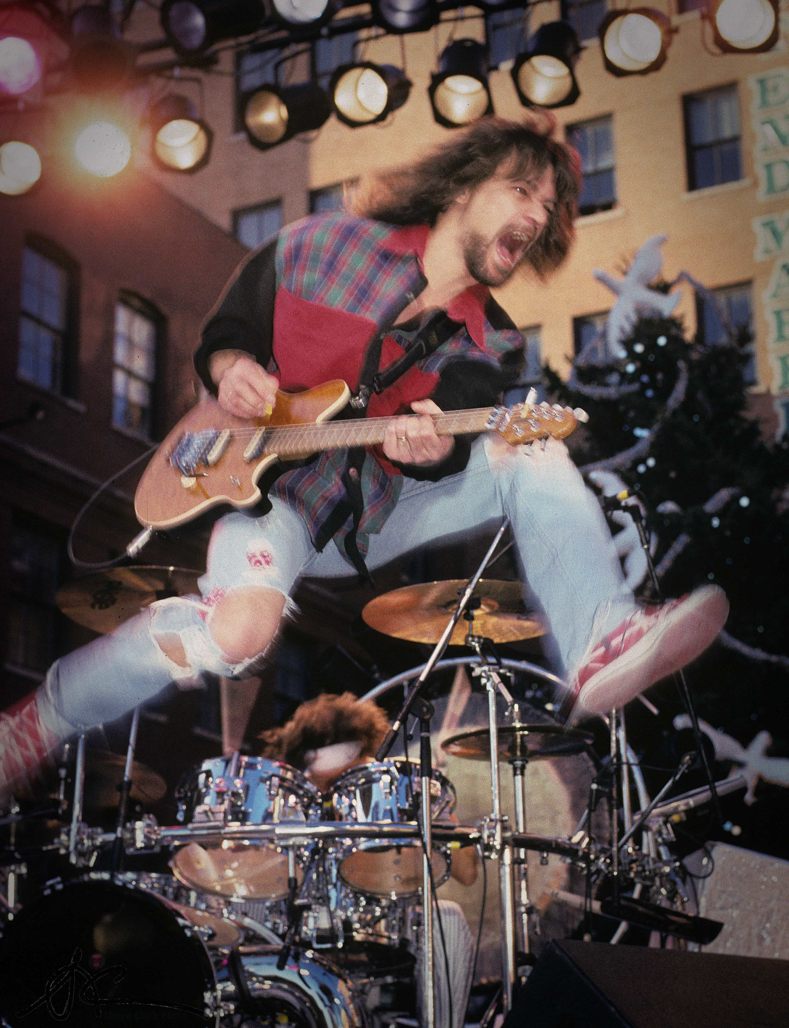 Dallas, Texas - December 1991: Eddie Van Halen of Van Halen (Photo: Shaun Clark).
