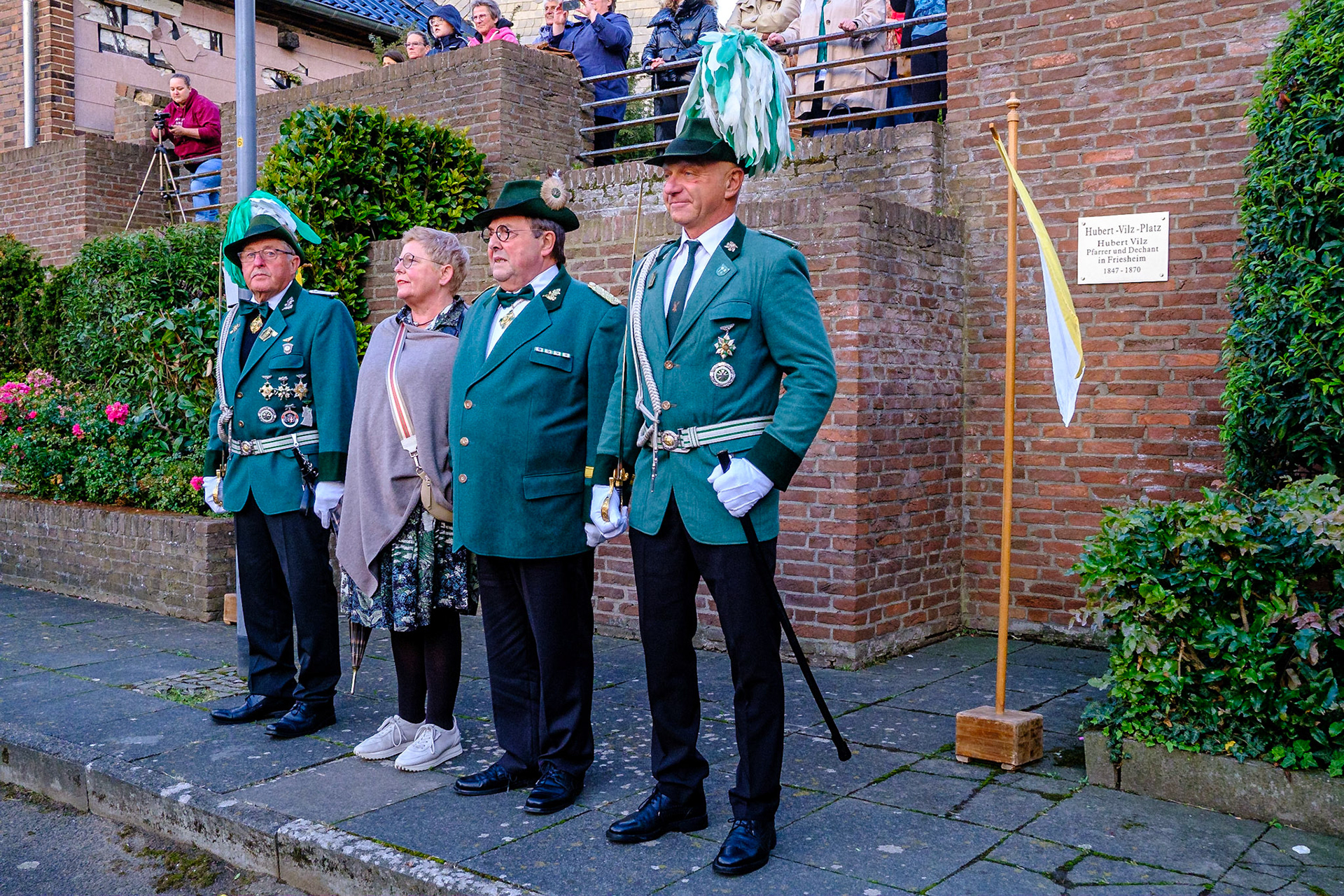 St. Sebastianus Schützenbruderschaft Friesheim ernenn Hans-Peter Nolden die Ehrenpräsidentschaft der Schützenbruderschaft.