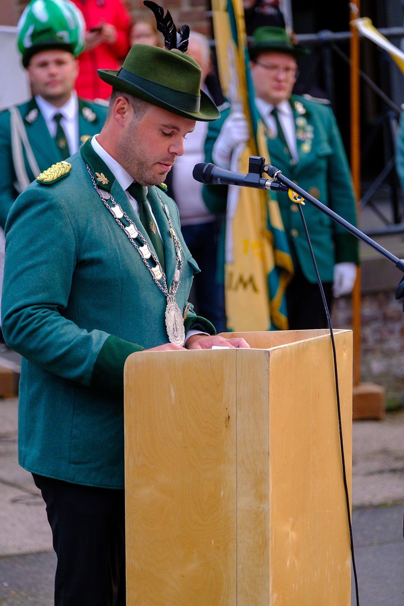 St. Sebastianus Schützenbruderschaft Friesheim ernenn Hans-Peter Nolden die Ehrenpräsidentschaft der Schützenbruderschaft.