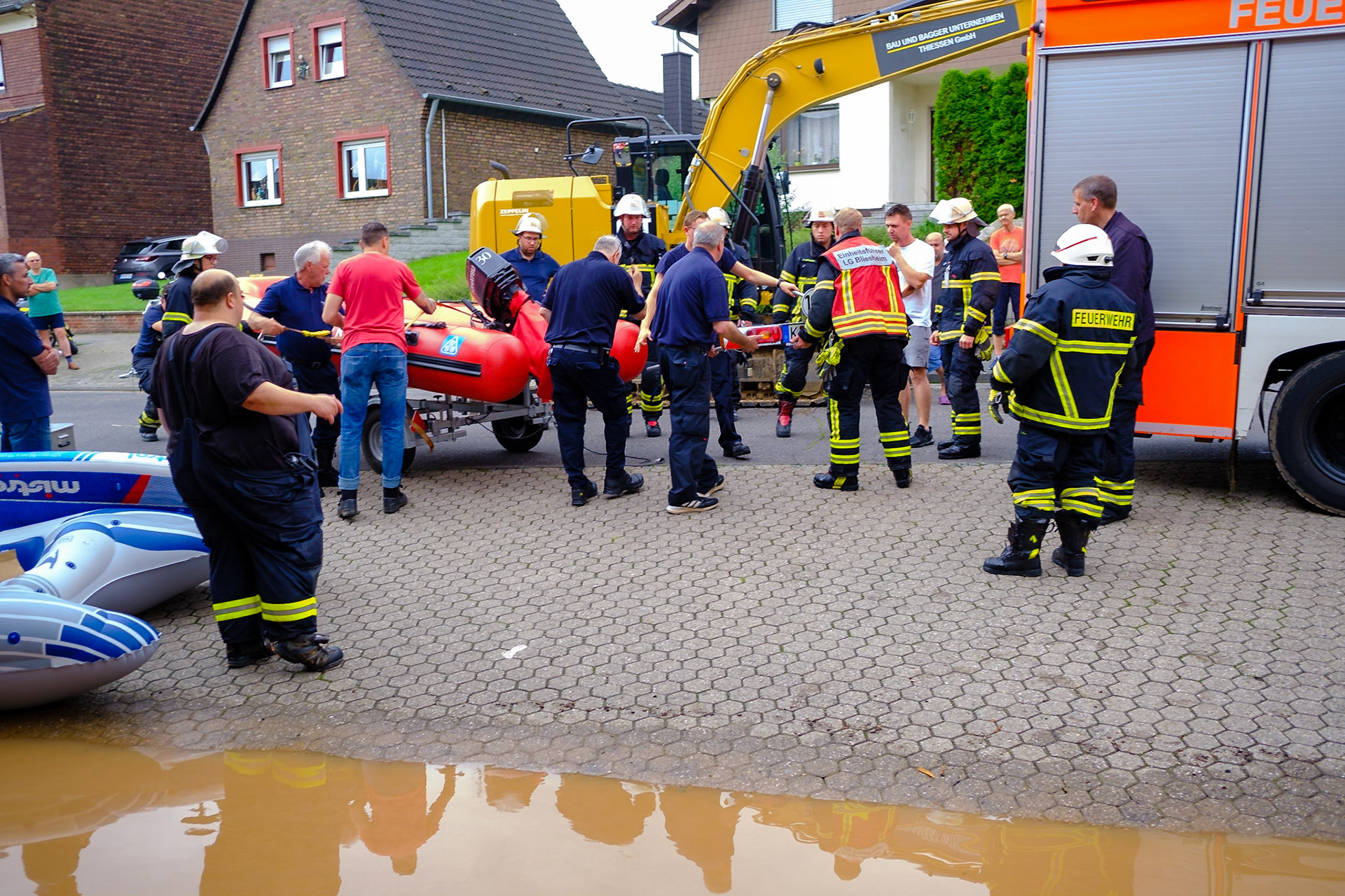 Hochwasser in Erftstadt 2021
