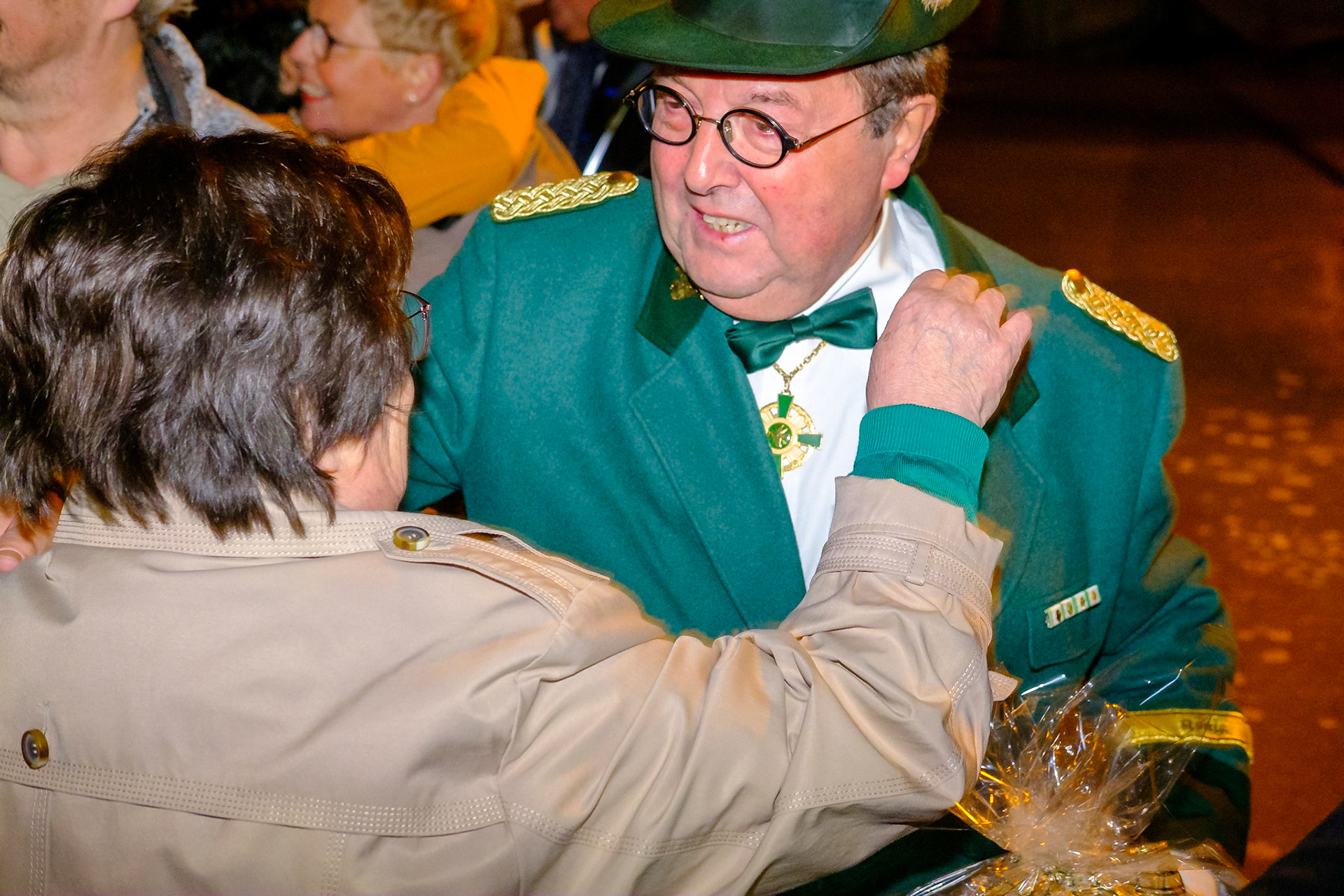 St. Hubertus Schützenbruderschaft Friesheim ernenn Hans-Peter Nolden die Ehrenpräsidentschaft der Schützenbruderschaft.