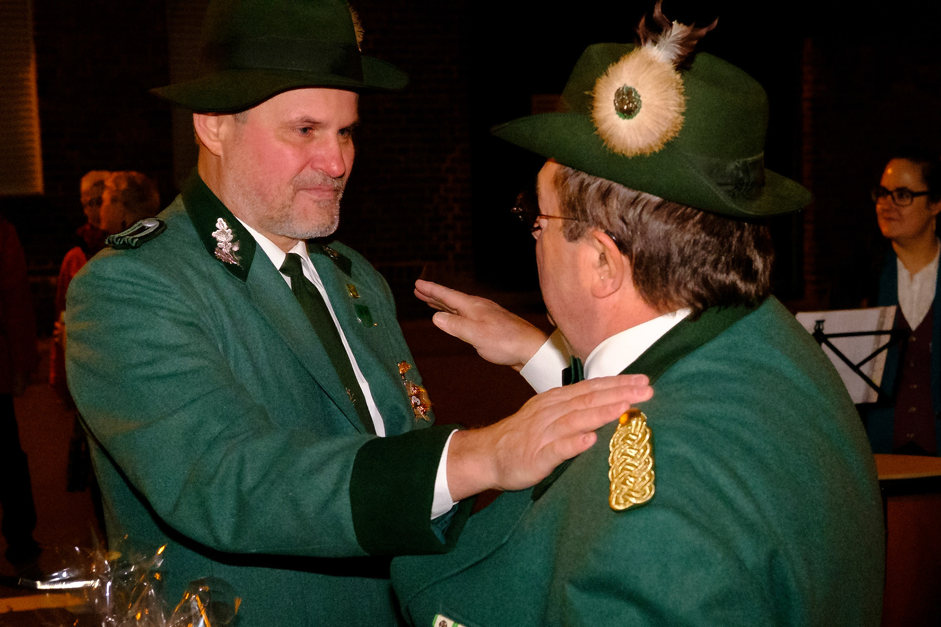 St. Hubertus Schützenbruderschaft Friesheim ernenn Hans-Peter Nolden die Ehrenpräsidentschaft der Schützenbruderschaft.