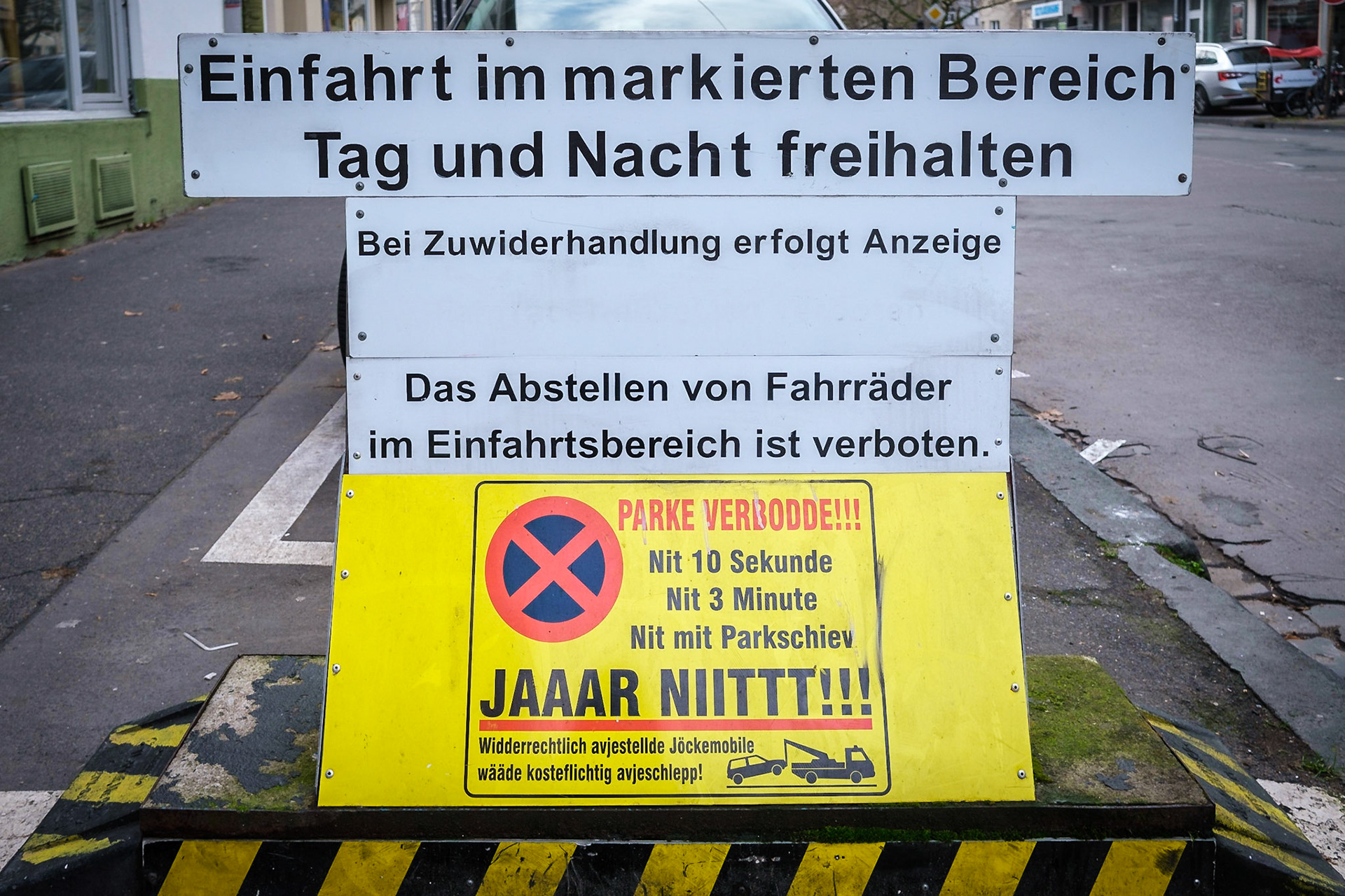 Op Kölsch verbodde :-)