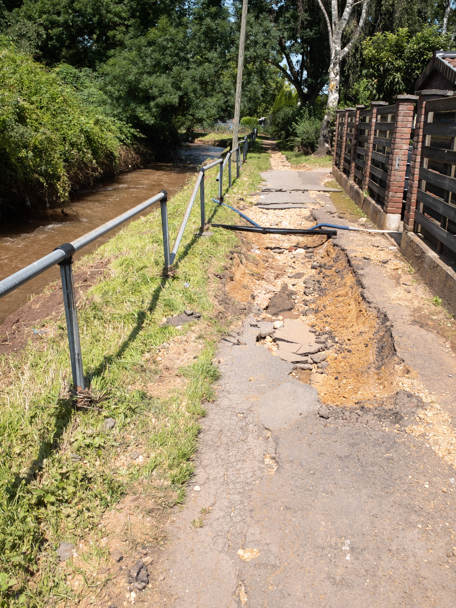 Hochwasser in Erftstadt 2021