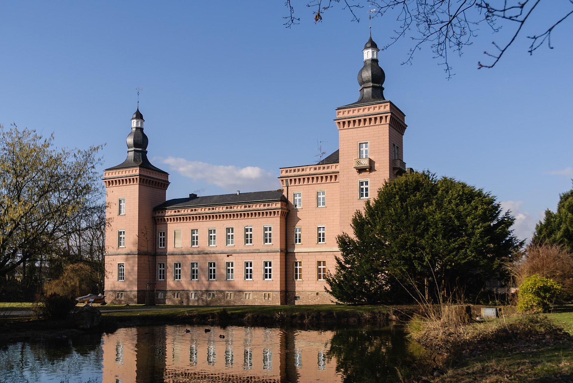 Der jüngere Teil von Schloß Gracht