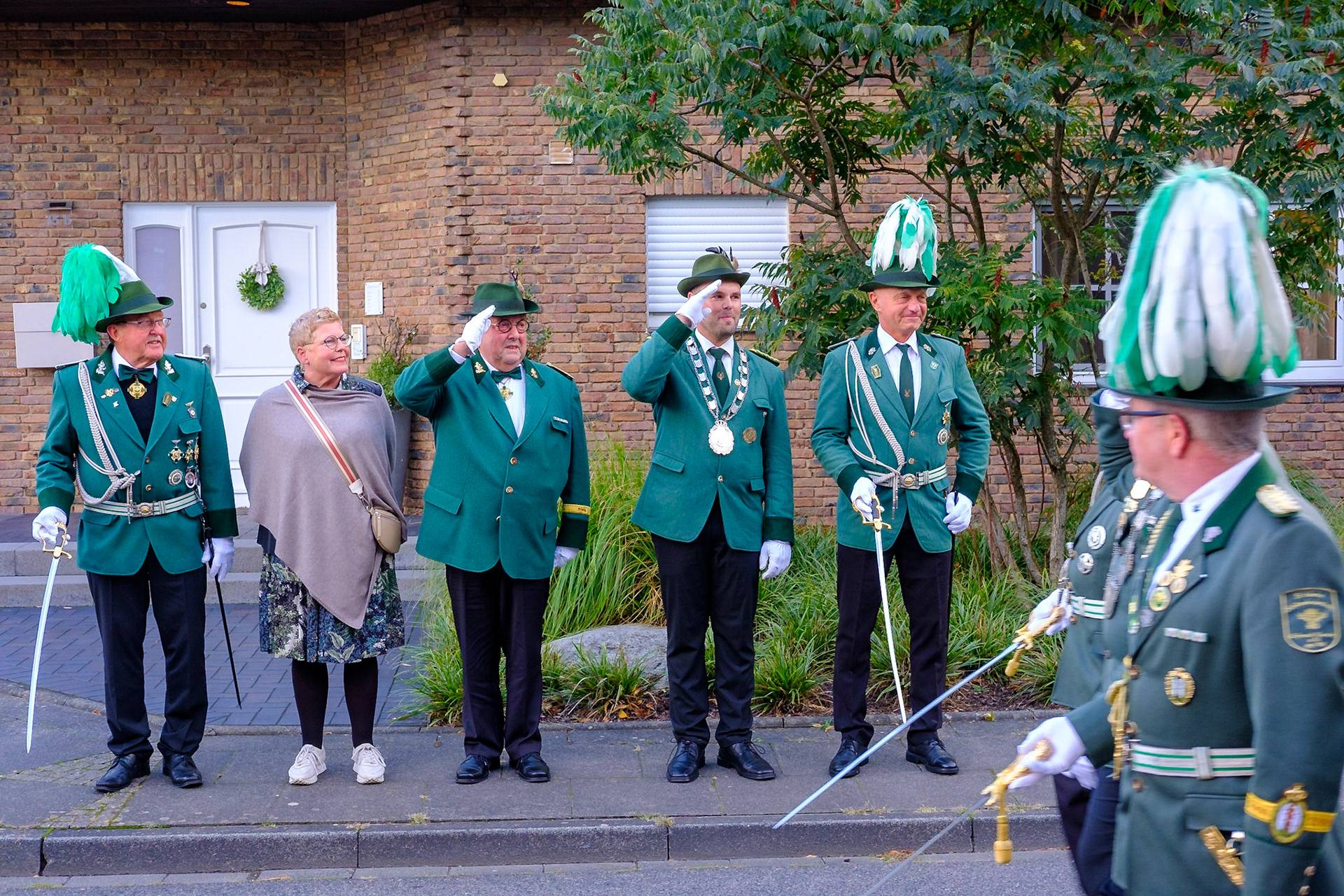 St. Sebastianus Schützenbruderschaft Friesheim ernenn Hans-Peter Nolden die Ehrenpräsidentschaft der Schützenbruderschaft.